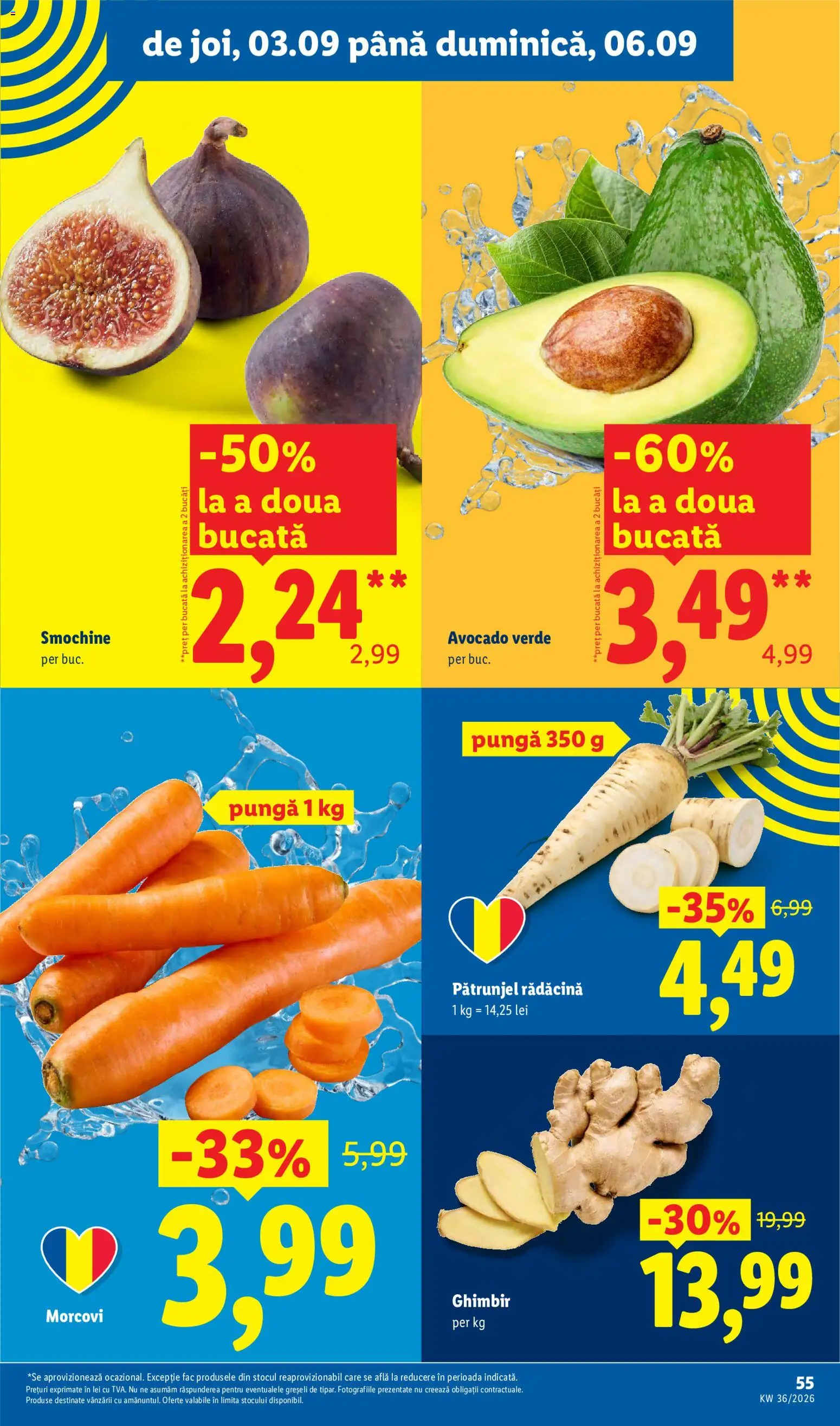 Catalog LIDL 31 August - 5 Septembrie 2026 | Pagina 55 | Produse: Pătrunjel, Pungă, Morcovi, Avocado