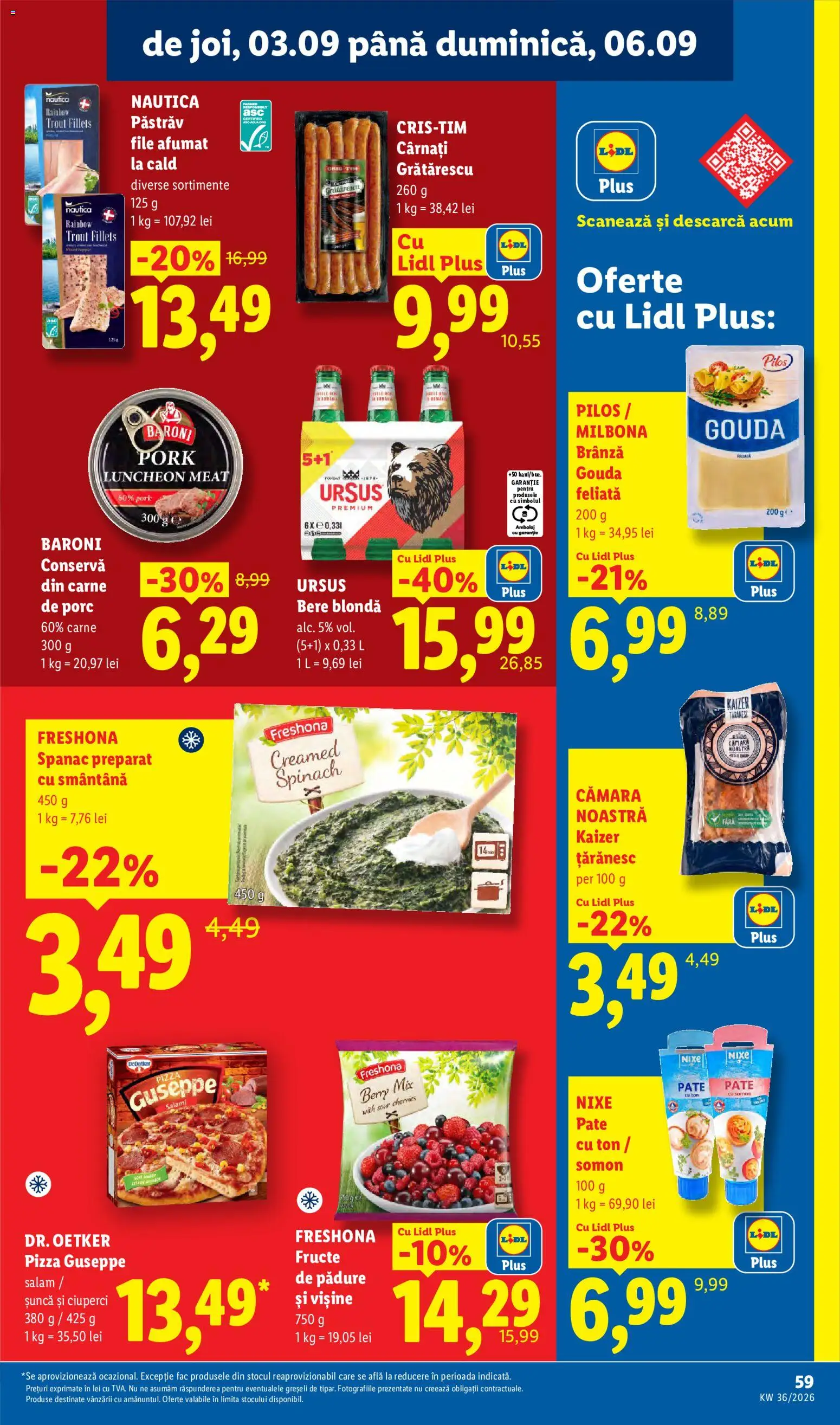 Catalog LIDL 31 August - 5 Septembrie 2026 | Pagina 59 | Produse: Pastrav, Pate, Fructe de pădure, Șuncă