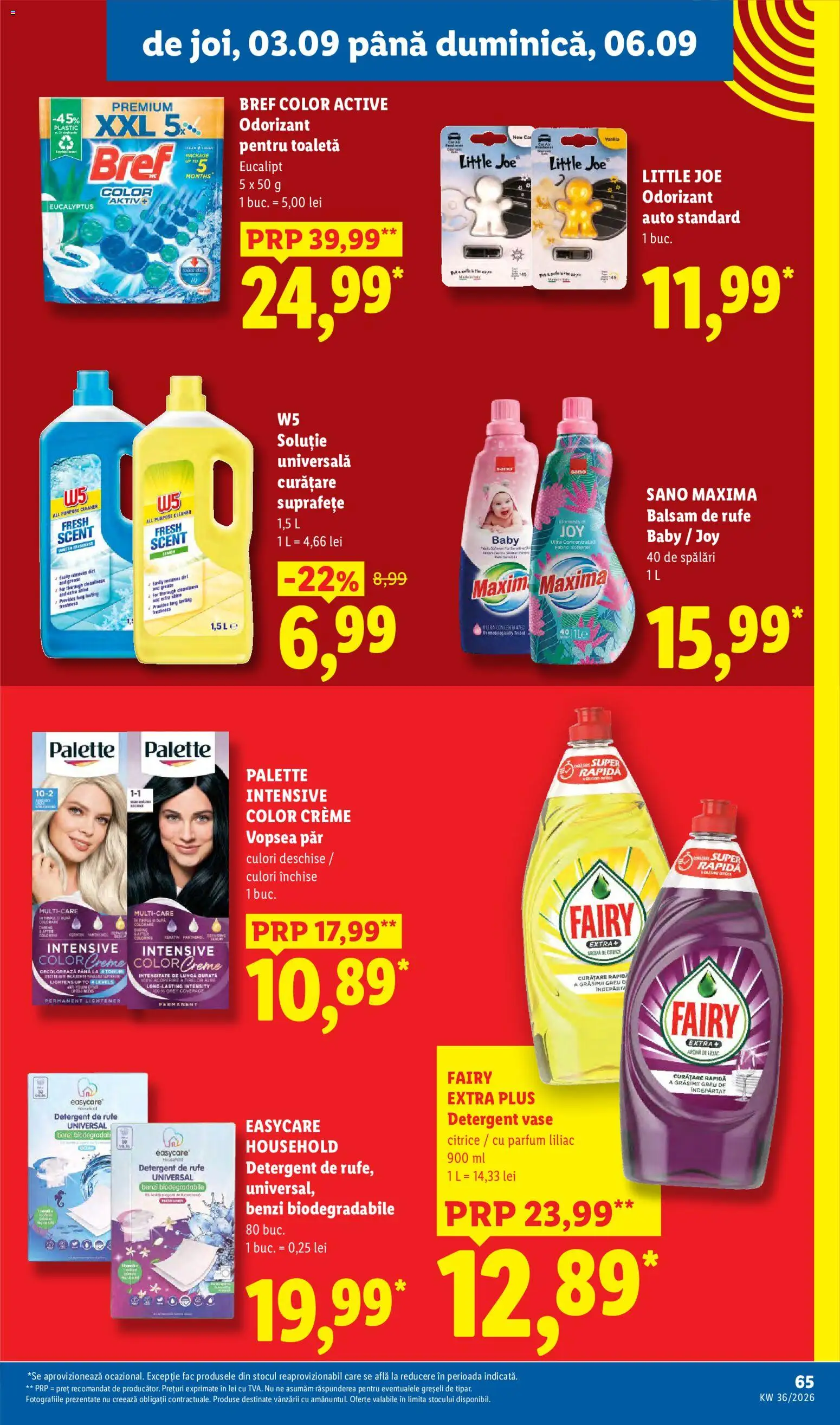 Catalog LIDL 31 August - 5 Septembrie 2026 | Pagina 65 | Produse: Premium, Vase, Balsam de rufe, Plus