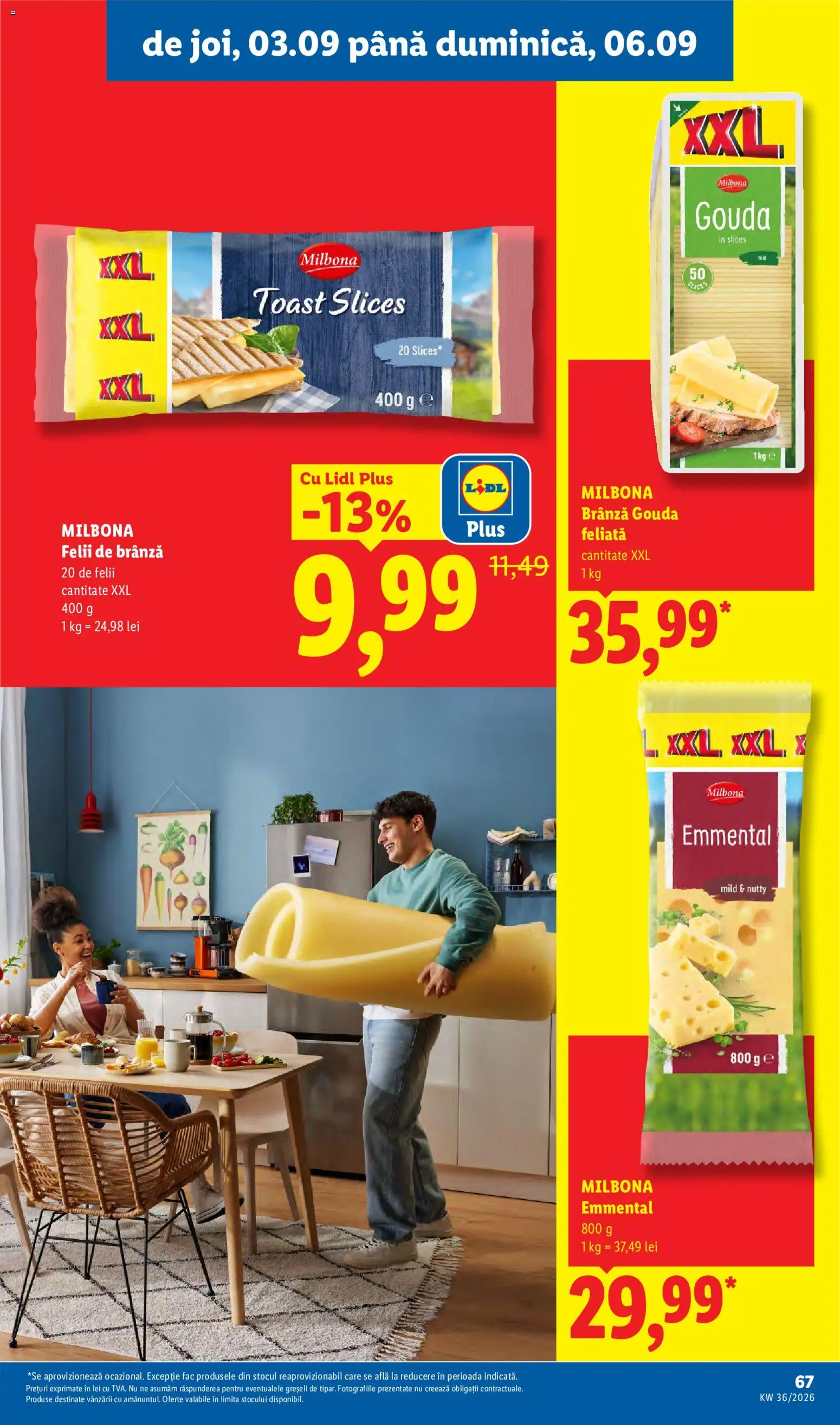 Catalog LIDL 31 August - 5 Septembrie 2026 | Pagina 67 | Produse: Brânză, Gouda, Plus