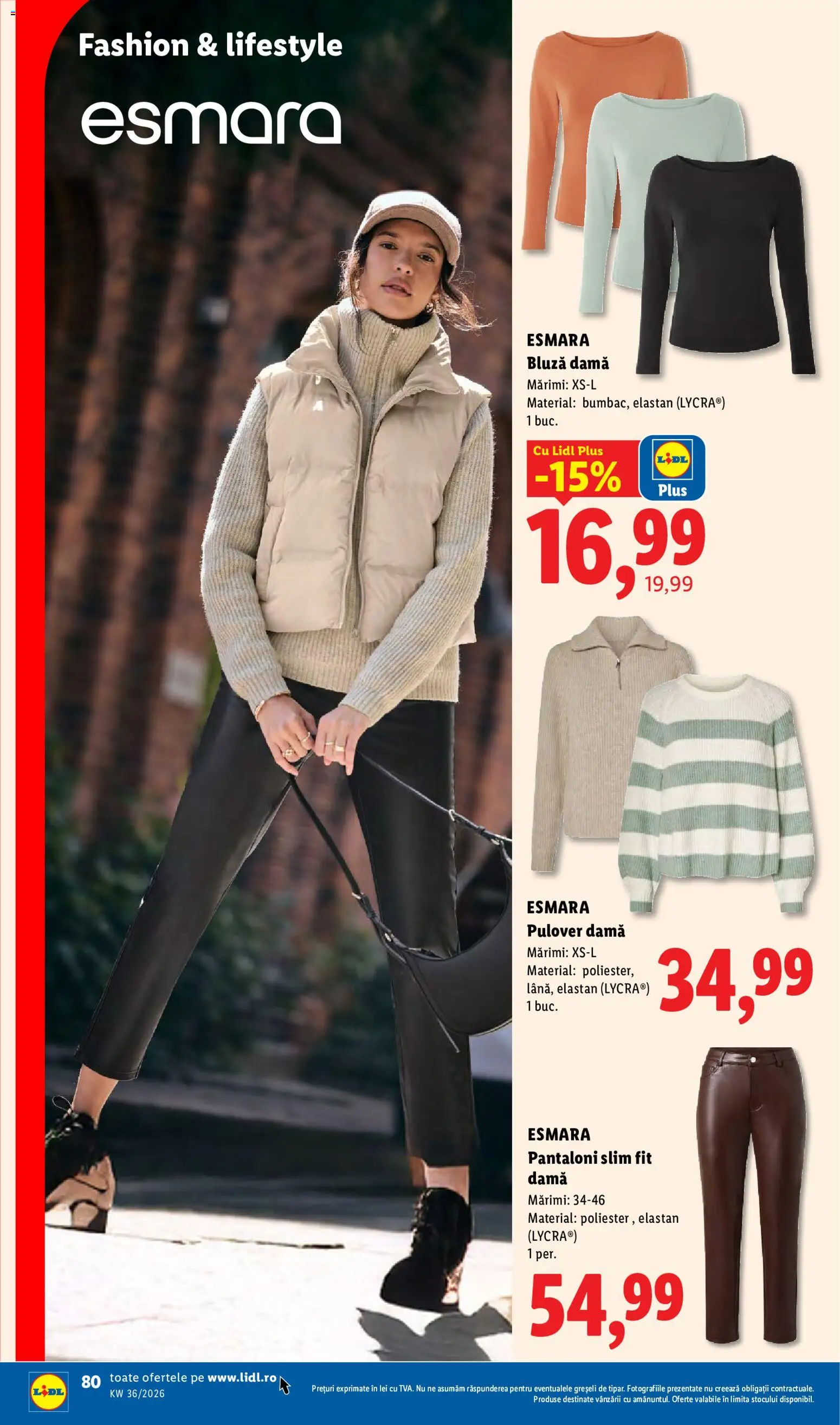 Catalog LIDL 31 August - 5 Septembrie 2026 | Pagina 80 | Produse: Sport, Pulover, Pantaloni, Plus