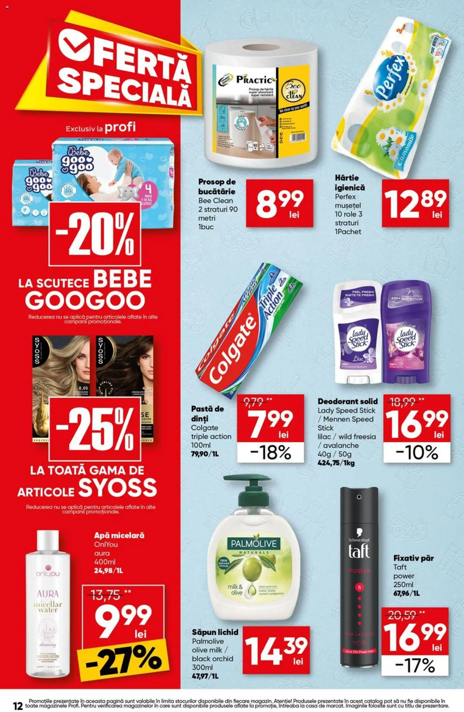 Catalog Profi 20 - 25 August 2026 | Pagina 12 | Produse: Solid, Bucătărie, Deodorant, Săpun lichid