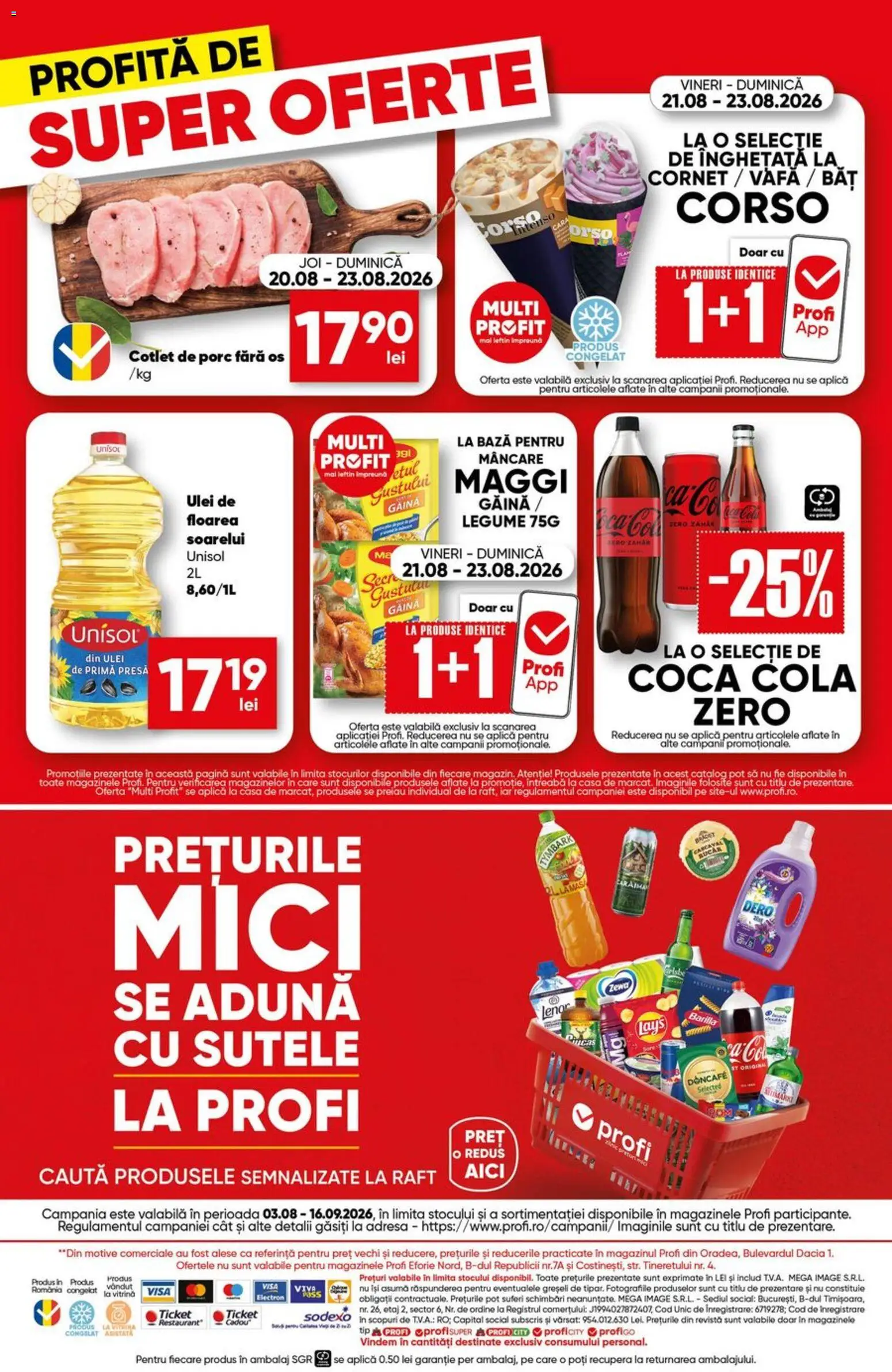 Catalog Profi 20 - 25 August 2026 | Pagina 18 | Produse: Barilla, Cola, Coca cola, Legume