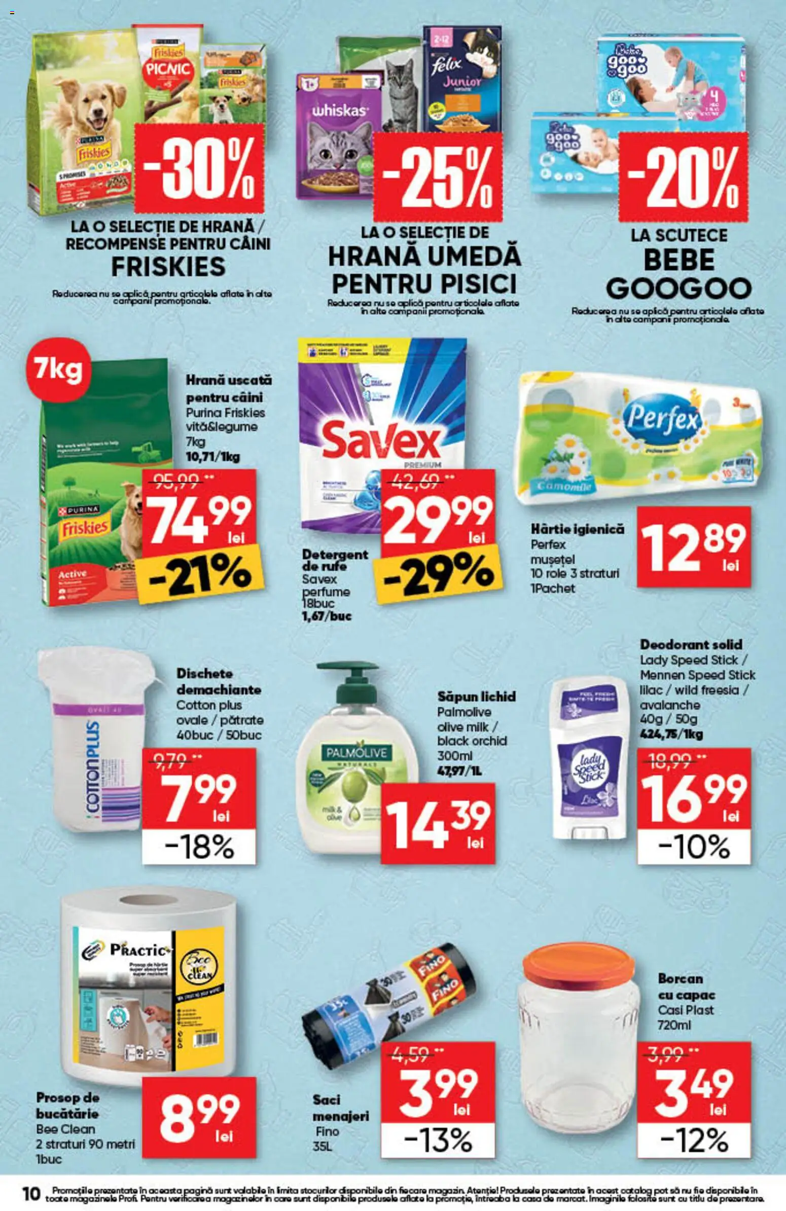 Catalog Profi 20 - 25 August 2026 | Pagina 10 | Produse: Clean, Saci menajeri, Role, Black