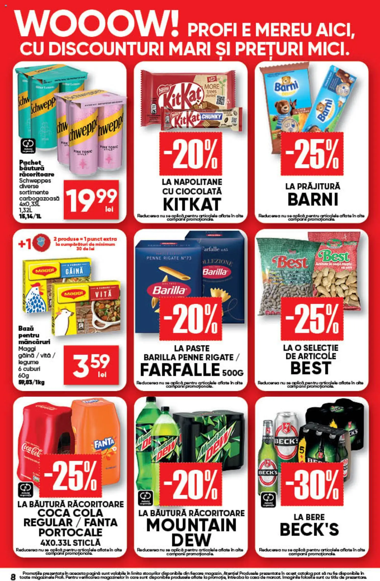 Catalog Profi 20 - 25 August 2026 | Pagina 8 | Produse: Bautura racoritoare, Best, Coca cola, Portocale