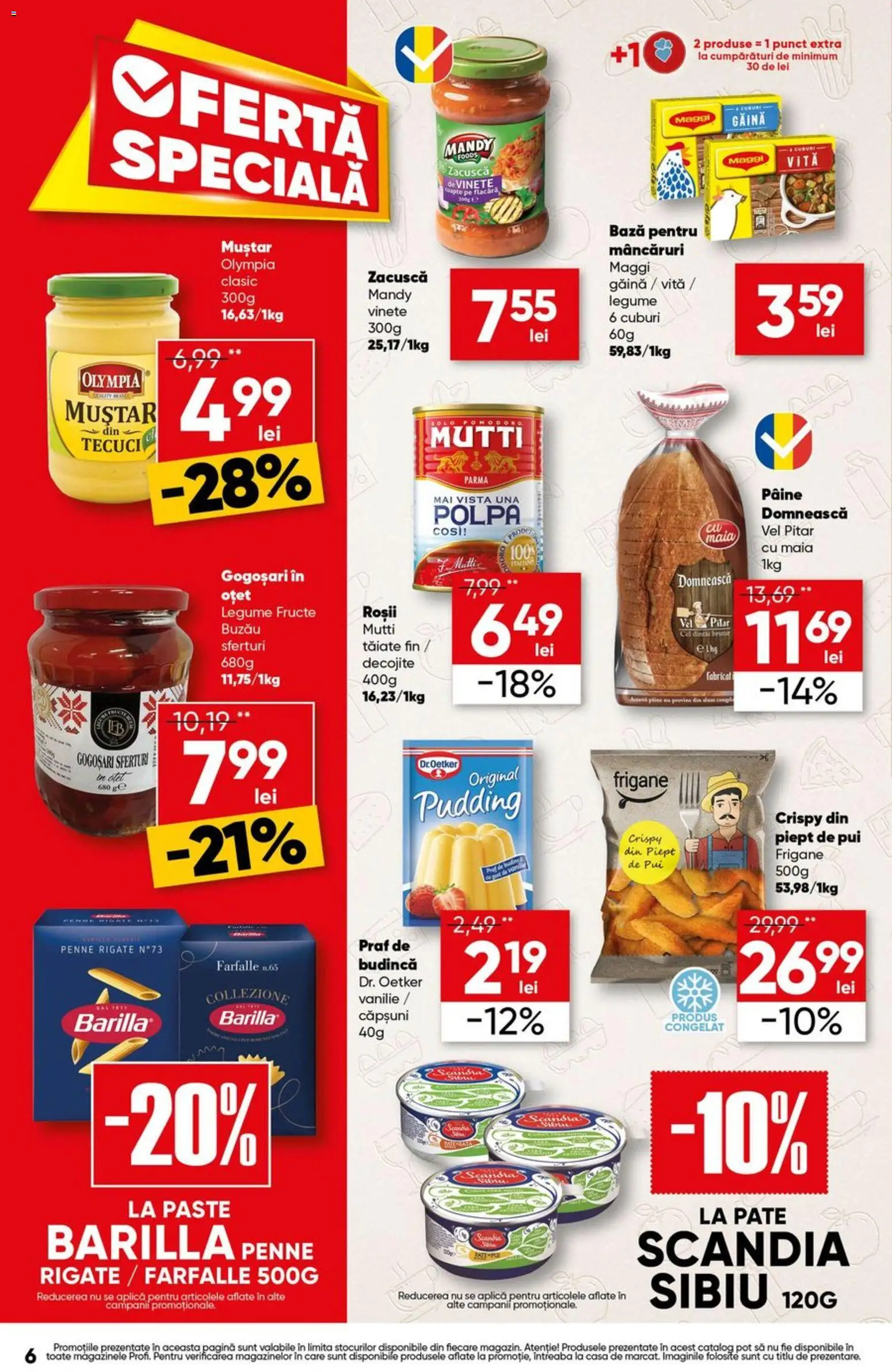 Catalog Profi 20 - 25 August 2026 | Pagina 6 | Produse: Budincă, Pate, Oțet, Căpșuni