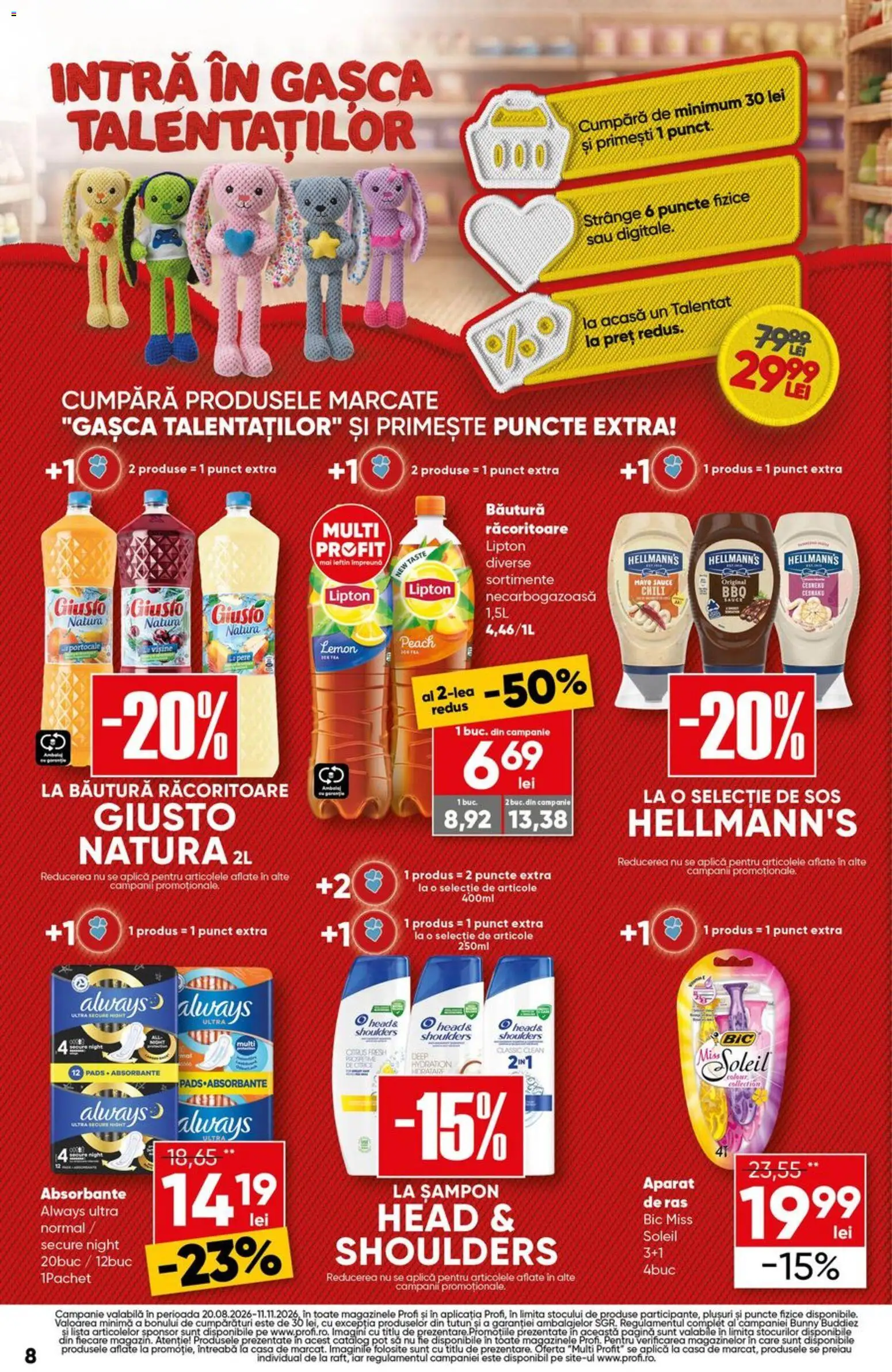 Catalog Profi 20 - 25 August 2026 | Pagina 8 | Produse: Clean, Aplică, Bautura racoritoare, Absorbante