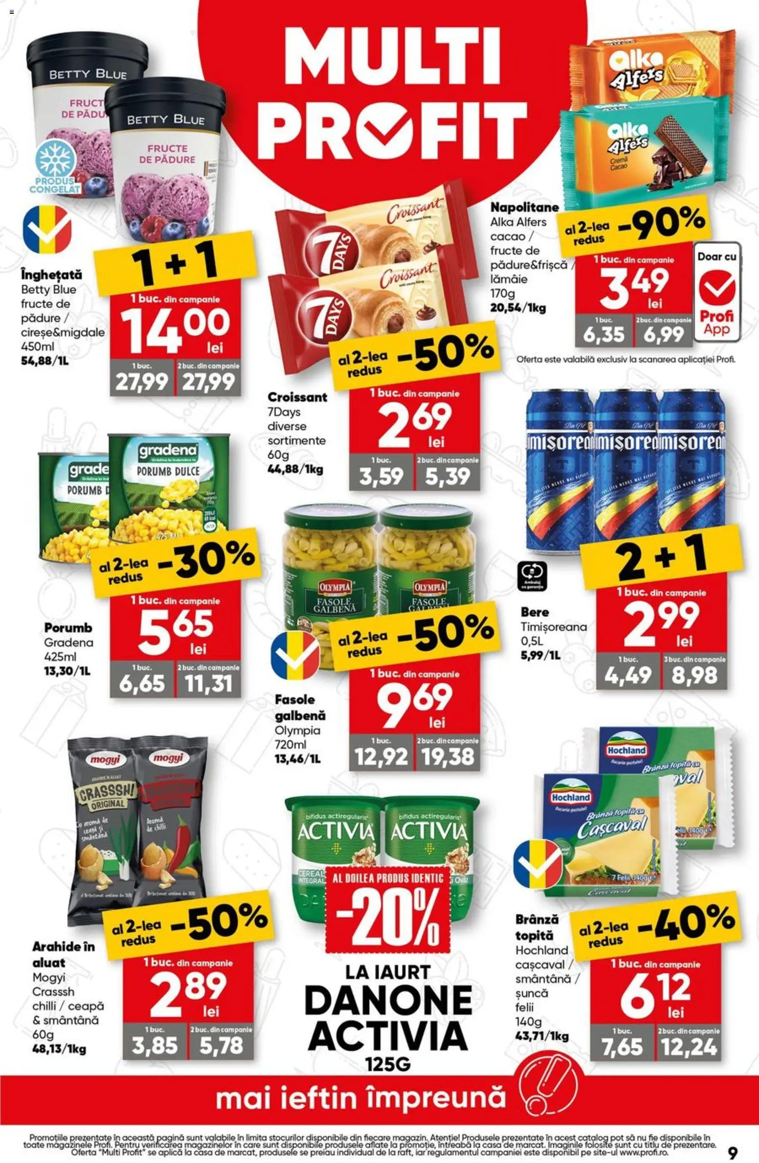 Catalog Profi 20 - 25 August 2026 | Pagina 9 | Produse: Cașcaval, Cacao, Ceapă, Fructe