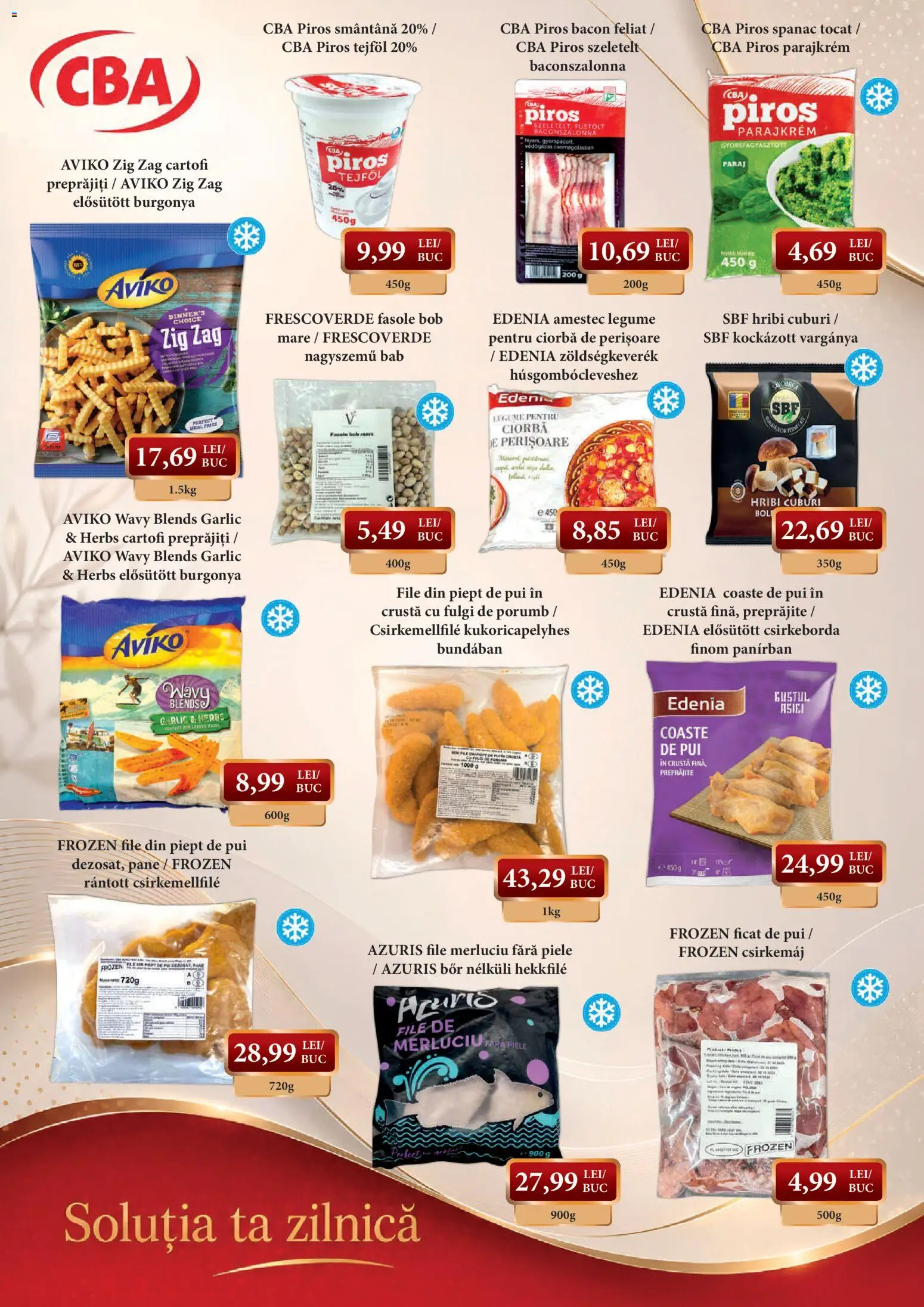 Catalog CBA 10 - 23 Septembrie 2026 | Pagina 3 | Produse: Pui, Fulgi de porumb, Spanac, Porumb