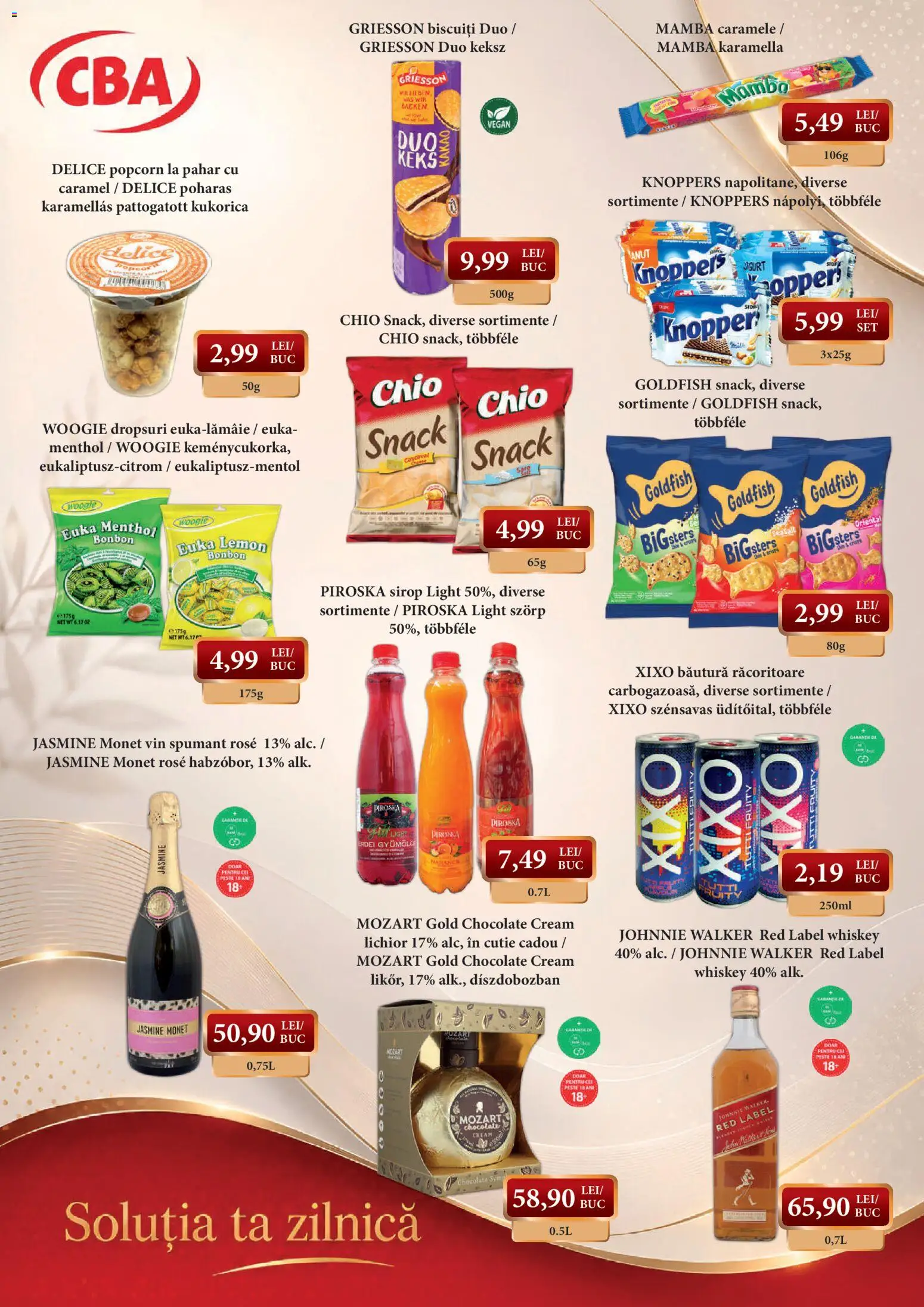 Catalog CBA 10 - 23 Septembrie 2026 | Pagina 6 | Produse: Vin spumant, Sirop, Biscuiți, Whiskey
