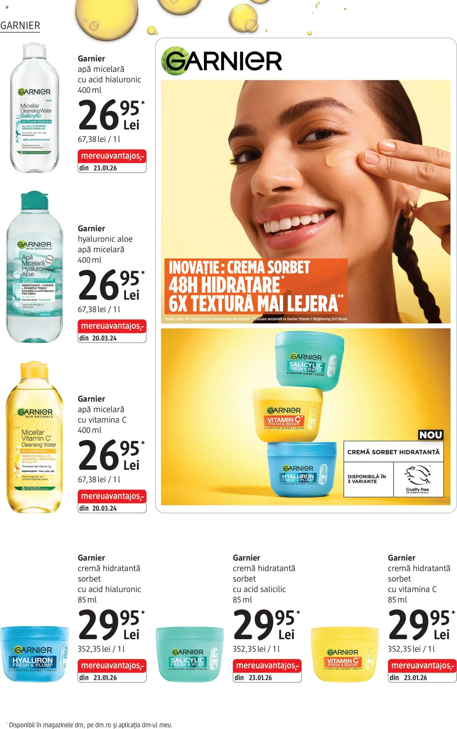 Catalog DM Drogerie Markt 27 August - 28 Septembrie 2026 | Pagina 10 | Produse: Cremă hidratantă, Cremă, Apă micelară, Apă