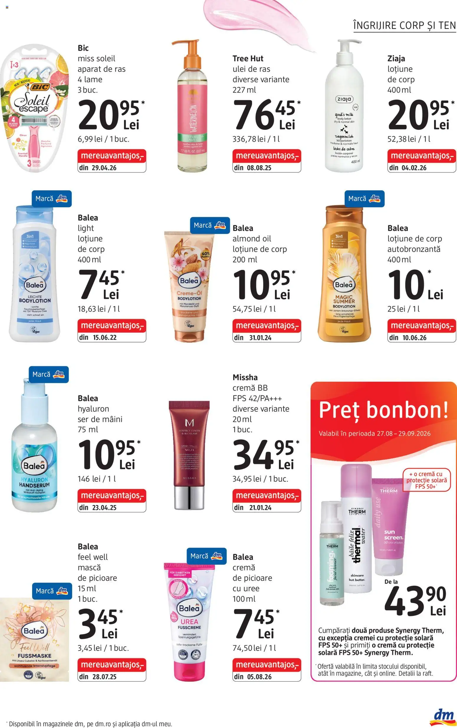 Catalog DM Drogerie Markt 27 August - 28 Septembrie 2026 | Pagina 11 | Produse: Aparat De Ras, Solara, Magic, Ulei
