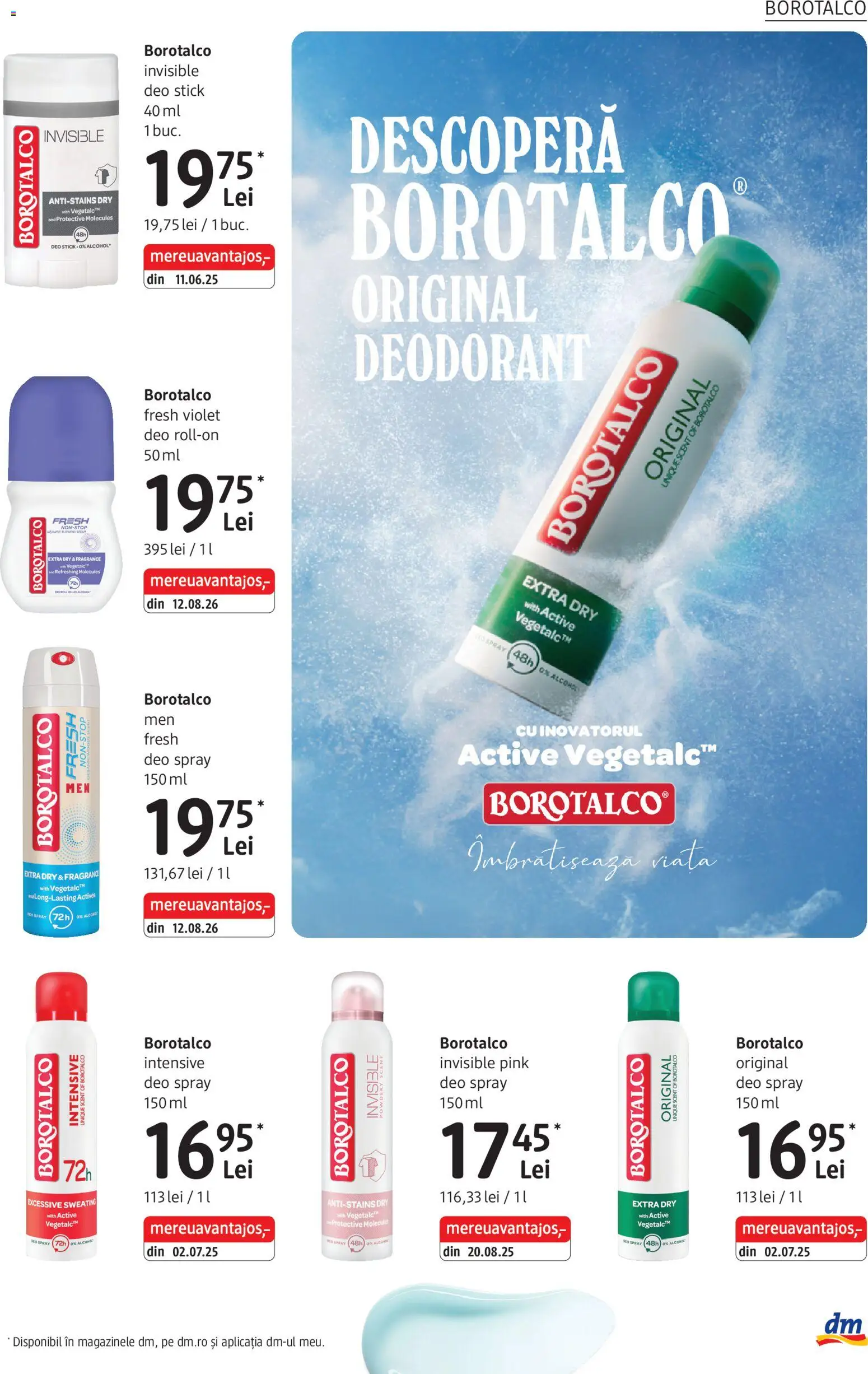 Catalog DM Drogerie Markt 27 August - 28 Septembrie 2026 | Pagina 15 | Produse: Deo spray, Active, Deodorant