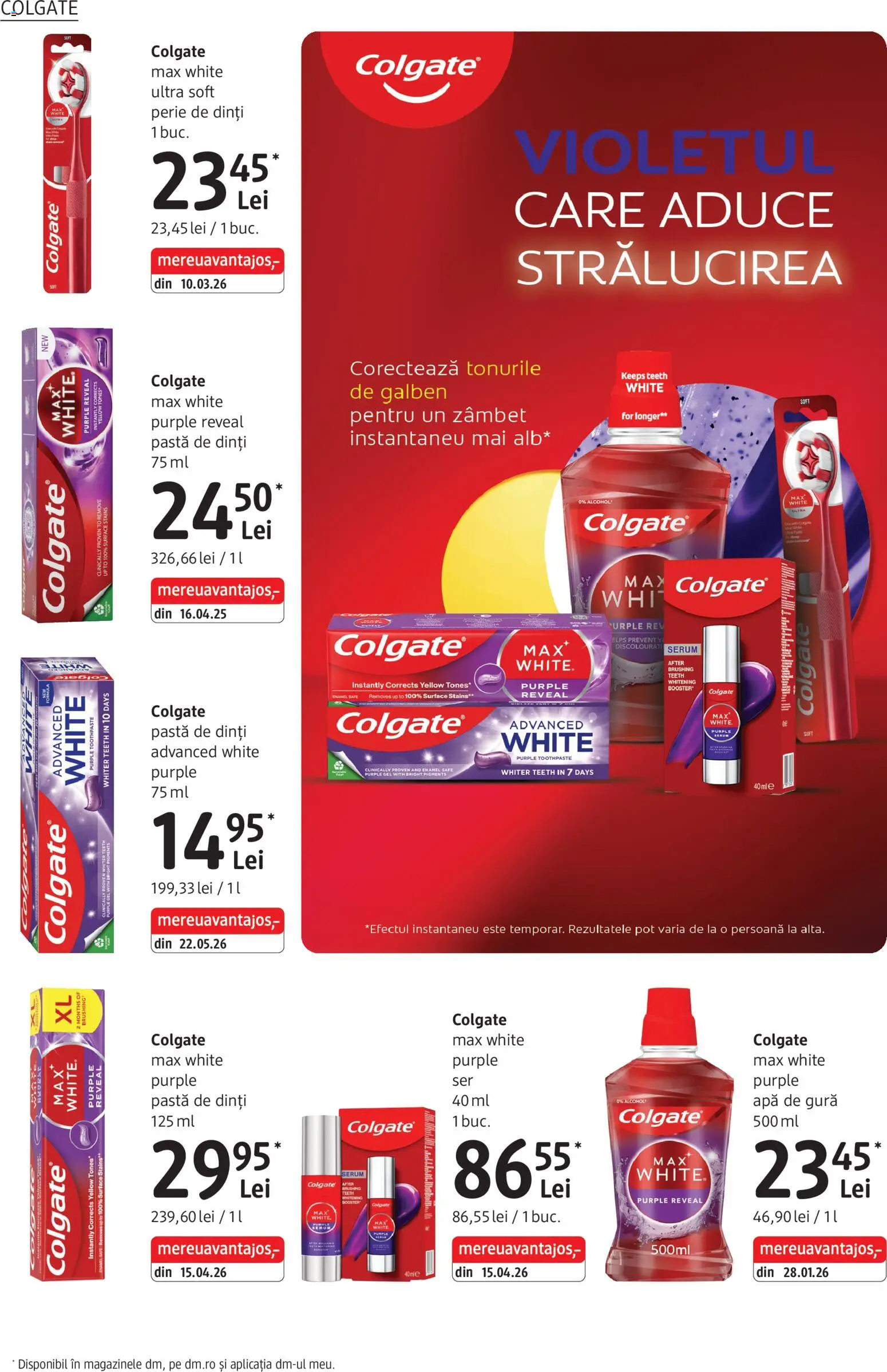 Catalog DM Drogerie Markt 27 August - 28 Septembrie 2026 | Pagina 16 | Produse: Serum, Perie, Pastă de dinți, Apă