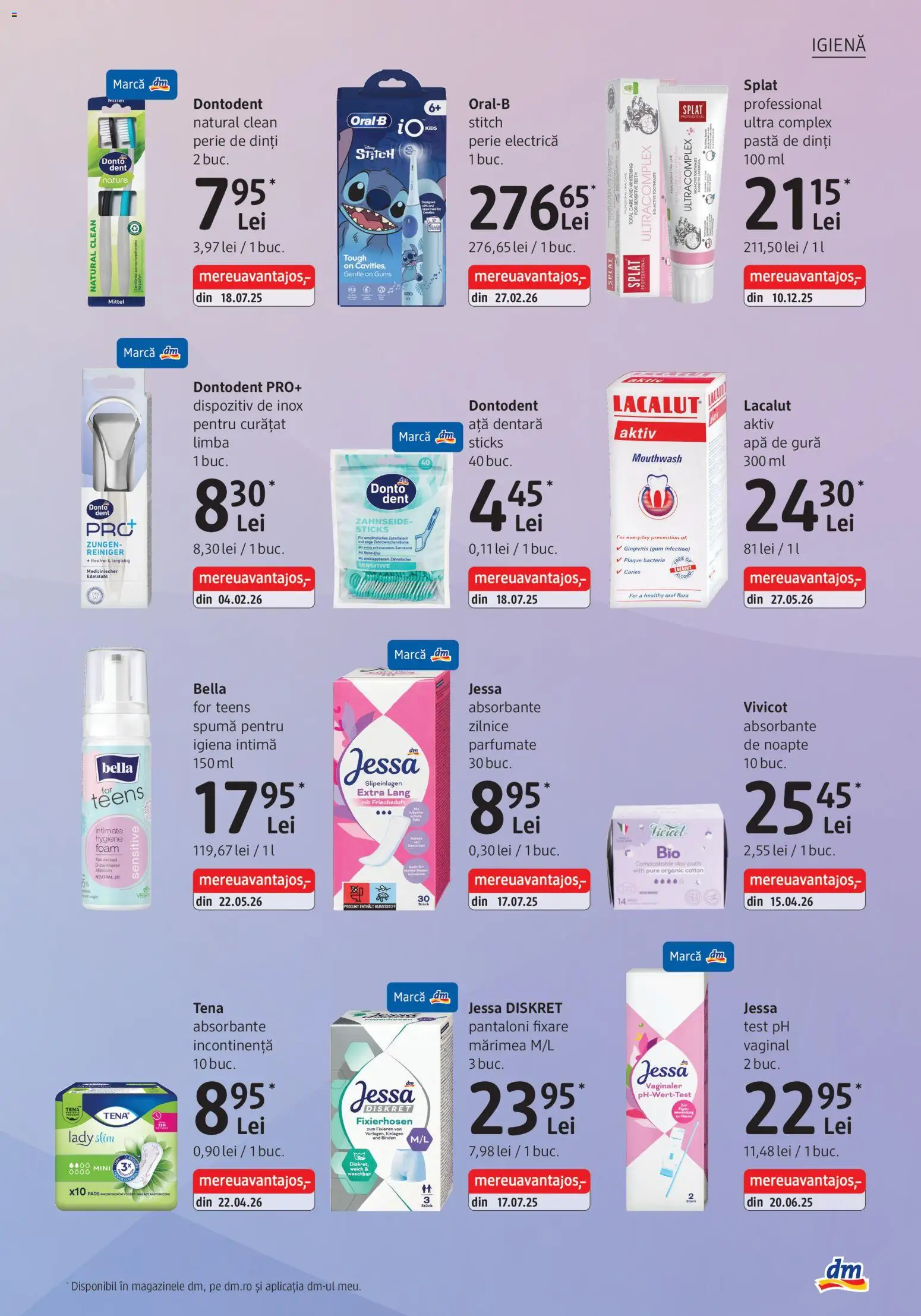 Catalog DM Drogerie Markt 27 August - 28 Septembrie 2026 | Pagina 17 | Produse: Clean, Perie, Apă de gură, Pantaloni