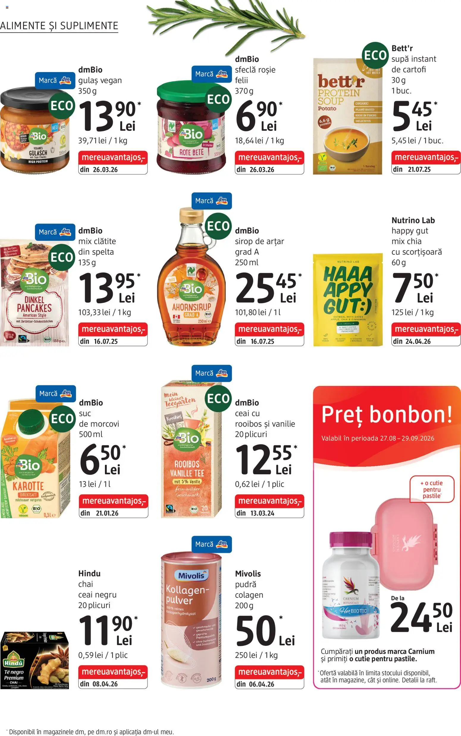 Catalog DM Drogerie Markt 27 August - 28 Septembrie 2026 | Pagina 18 | Produse: Pudră, Clătite, Gulaș, Sfeclă