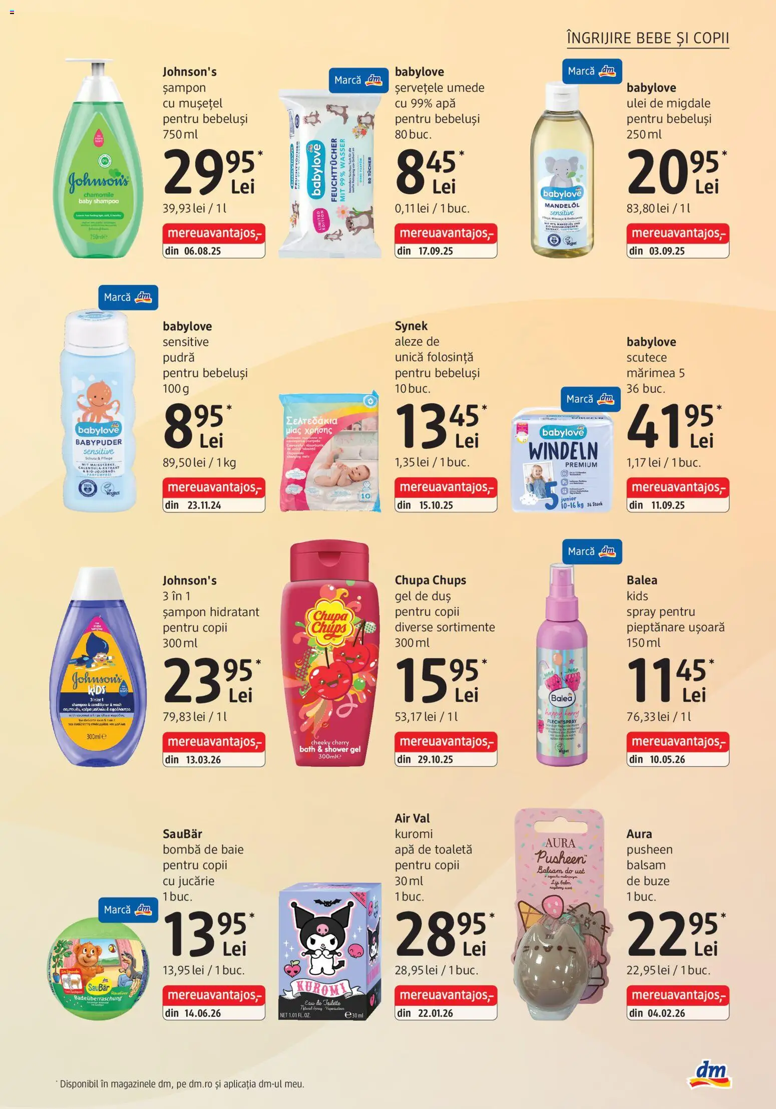 Catalog DM Drogerie Markt 27 August - 28 Septembrie 2026 | Pagina 19 | Produse: Bio, Toaletă, Migdale, Șervețele umede