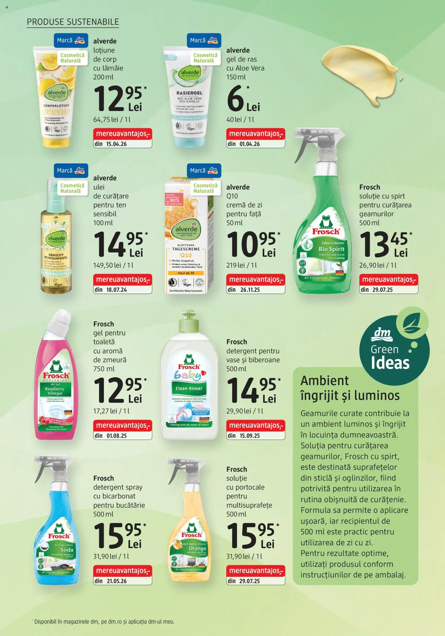 Catalog DM Drogerie Markt 27 August - 28 Septembrie 2026 | Pagina 22 | Produse: Bio, Gel de ras, Toaletă, Lămâie