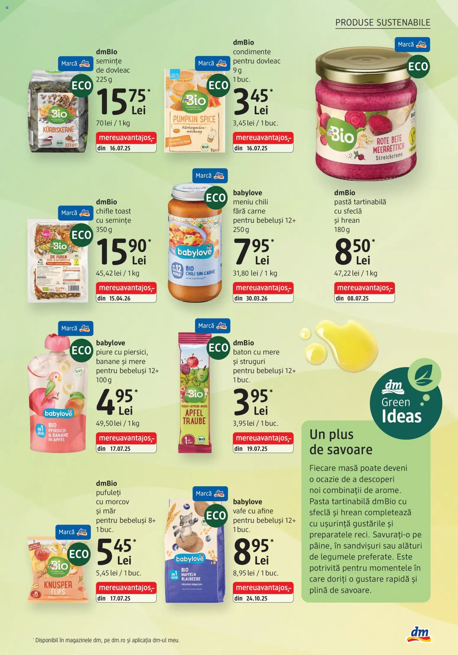 Catalog DM Drogerie Markt 27 August - 28 Septembrie 2026 | Pagina 23 | Produse: Semințe, Mere, Banane, Plus