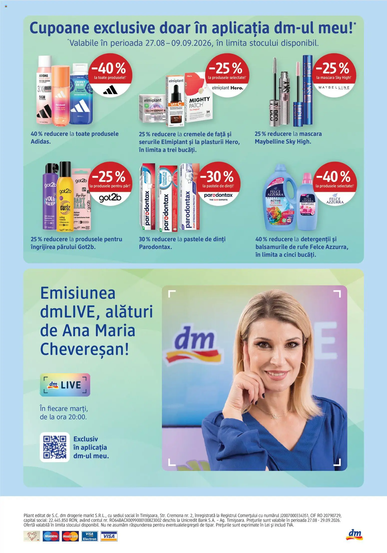 Catalog DM Drogerie Markt 27 August - 28 Septembrie 2026 | Pagina 24 | Produse: Baby, Cif, Mascara, Cremă