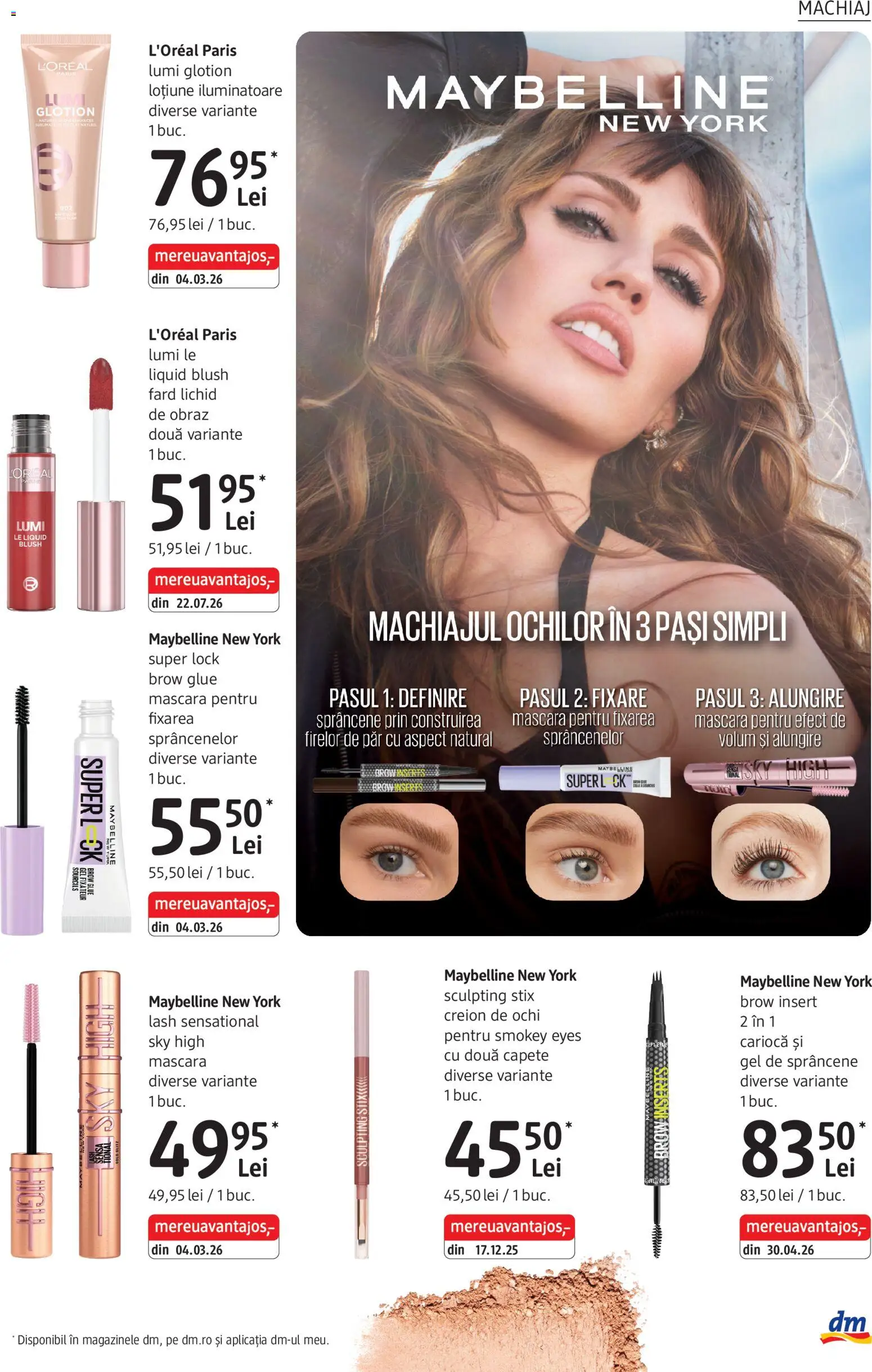 Catalog DM Drogerie Markt 27 August - 28 Septembrie 2026 | Pagina 9 | Produse: Machiaj, Blush, Mascara, Creion de ochi