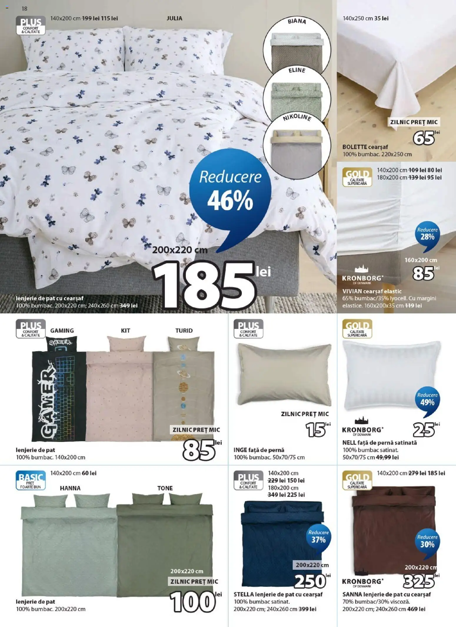 Catalog JYSK 25 August - 22 Septembrie 2026 | Pagina 18 | Produse: Pat, Lenjerie de pat, Pernă, Față de pernă