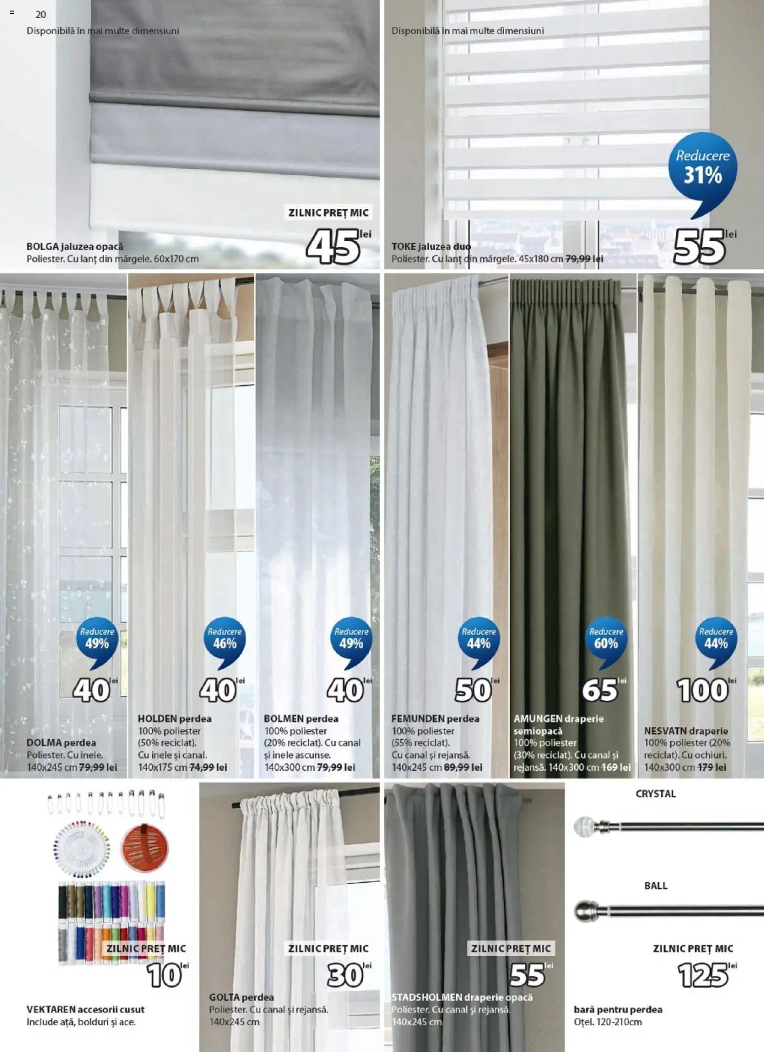 Catalog JYSK 25 August - 22 Septembrie 2026 | Pagina 20 | Produse: Perdea