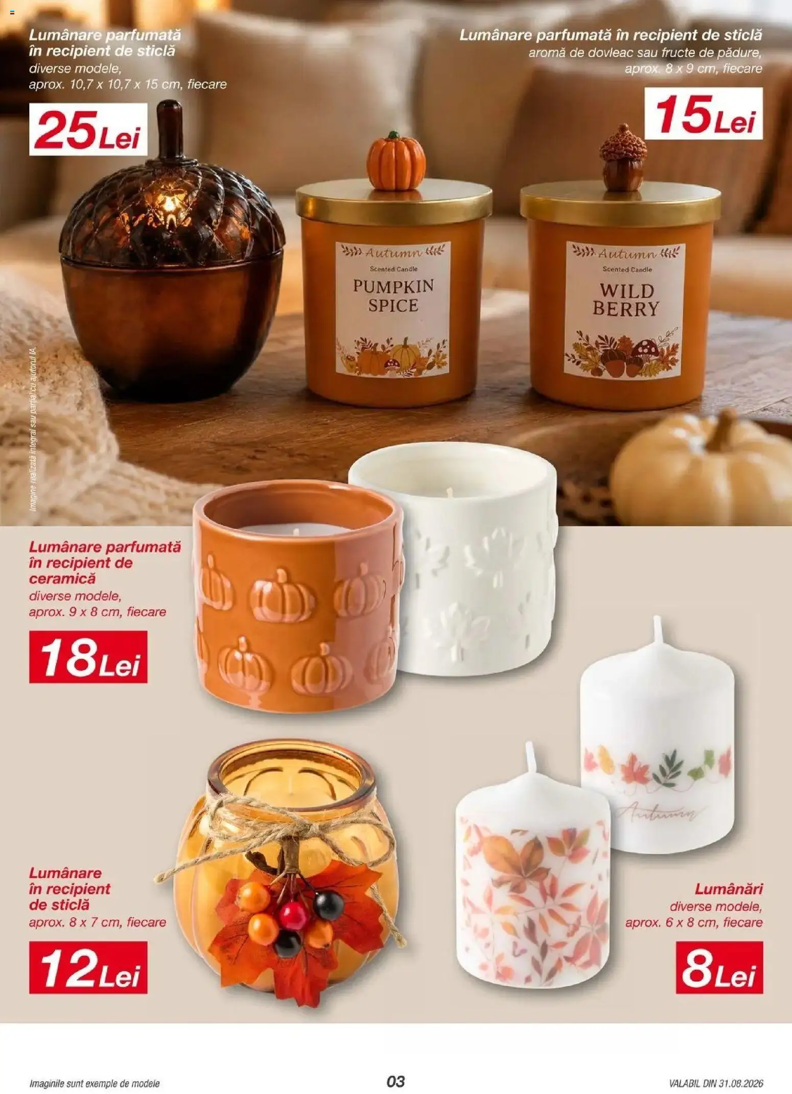 Catalog Kik 31 August - 5 Septembrie 2026 | Pagina 3 | Produse: Dovleac, Lumânare, Lumanare parfumata, Fructe