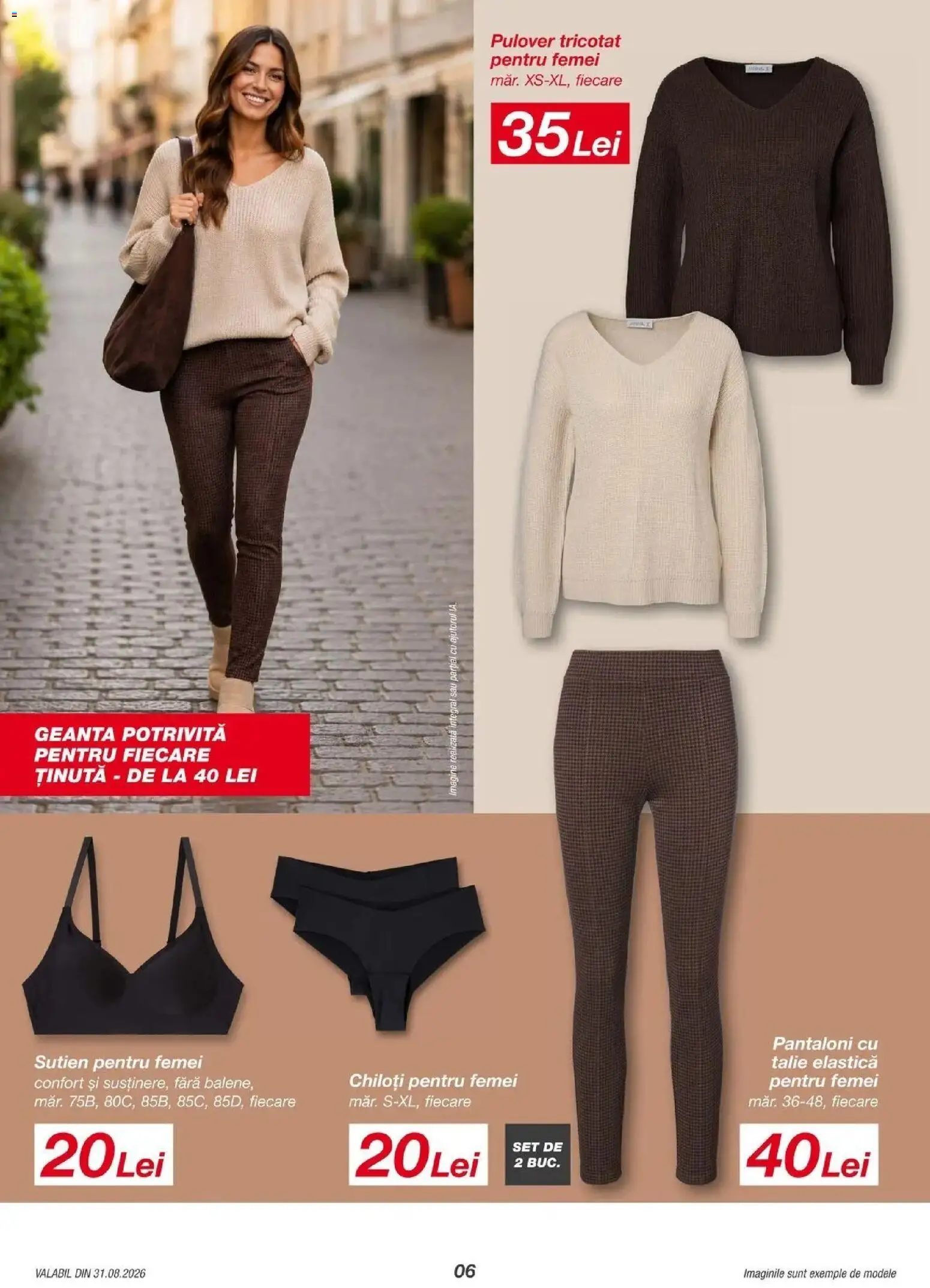 Catalog Kik 31 August - 5 Septembrie 2026 | Pagina 6 | Produse: Geantă, Pulover, Chiloți, Sutien