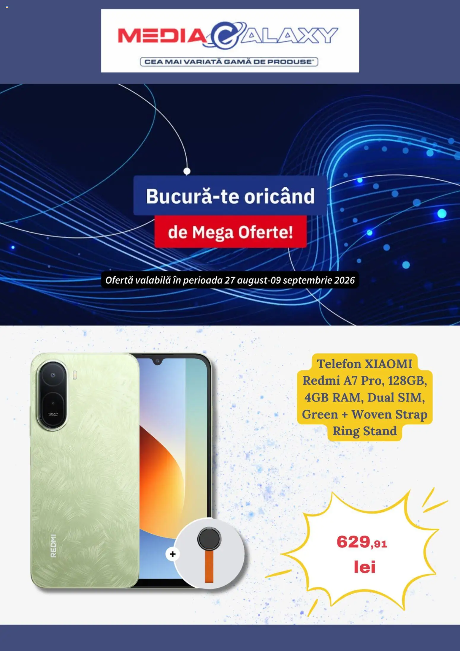 Catalog Media Galaxy 27 August - 8 Septembrie 2026 | Pagina 1 | Produse: Telefon