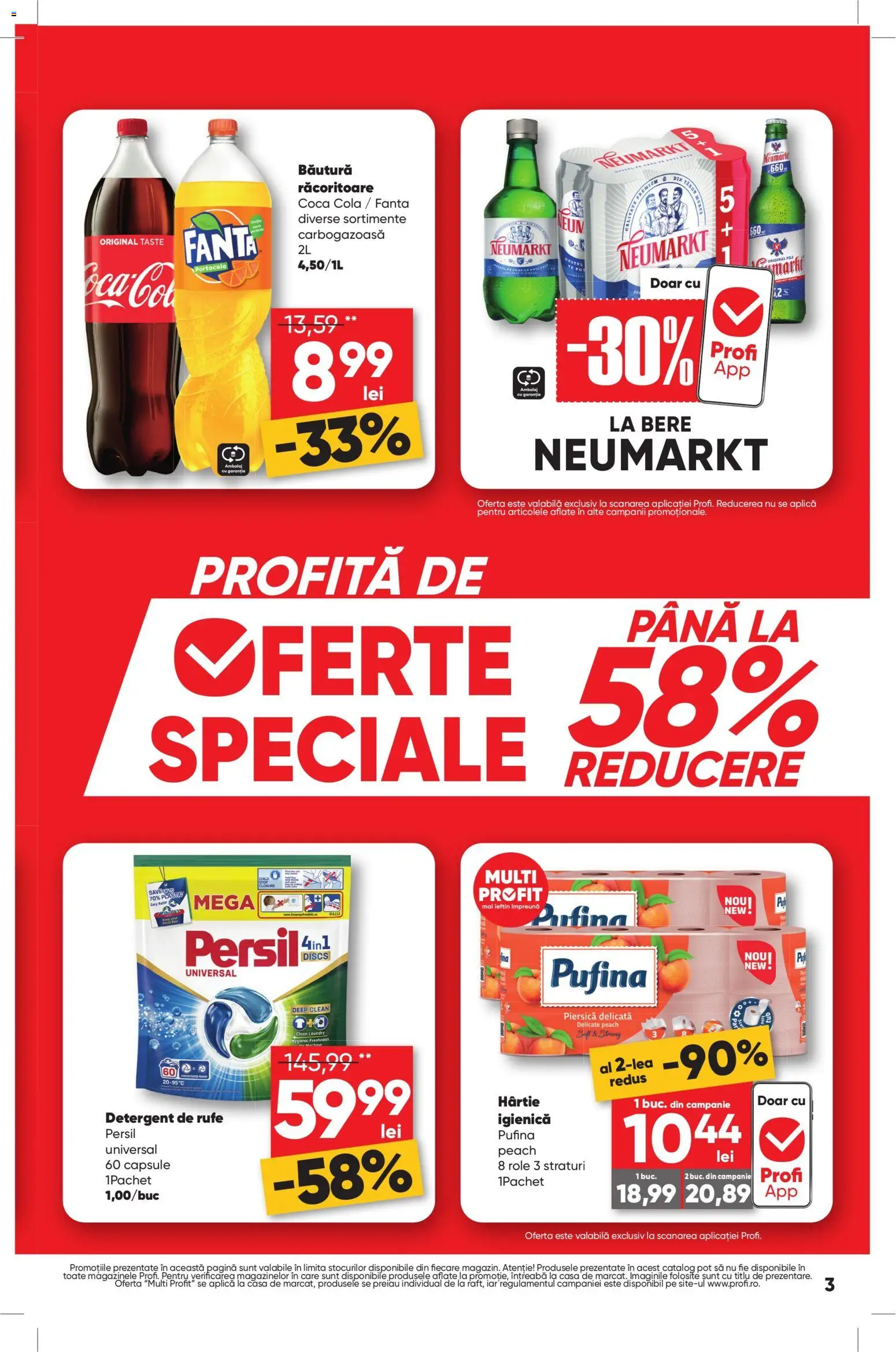 Catalog Profi 27 August - 1 Septembrie 2026 | Pagina 3 | Produse: Clean, Role, Bere, Detergent