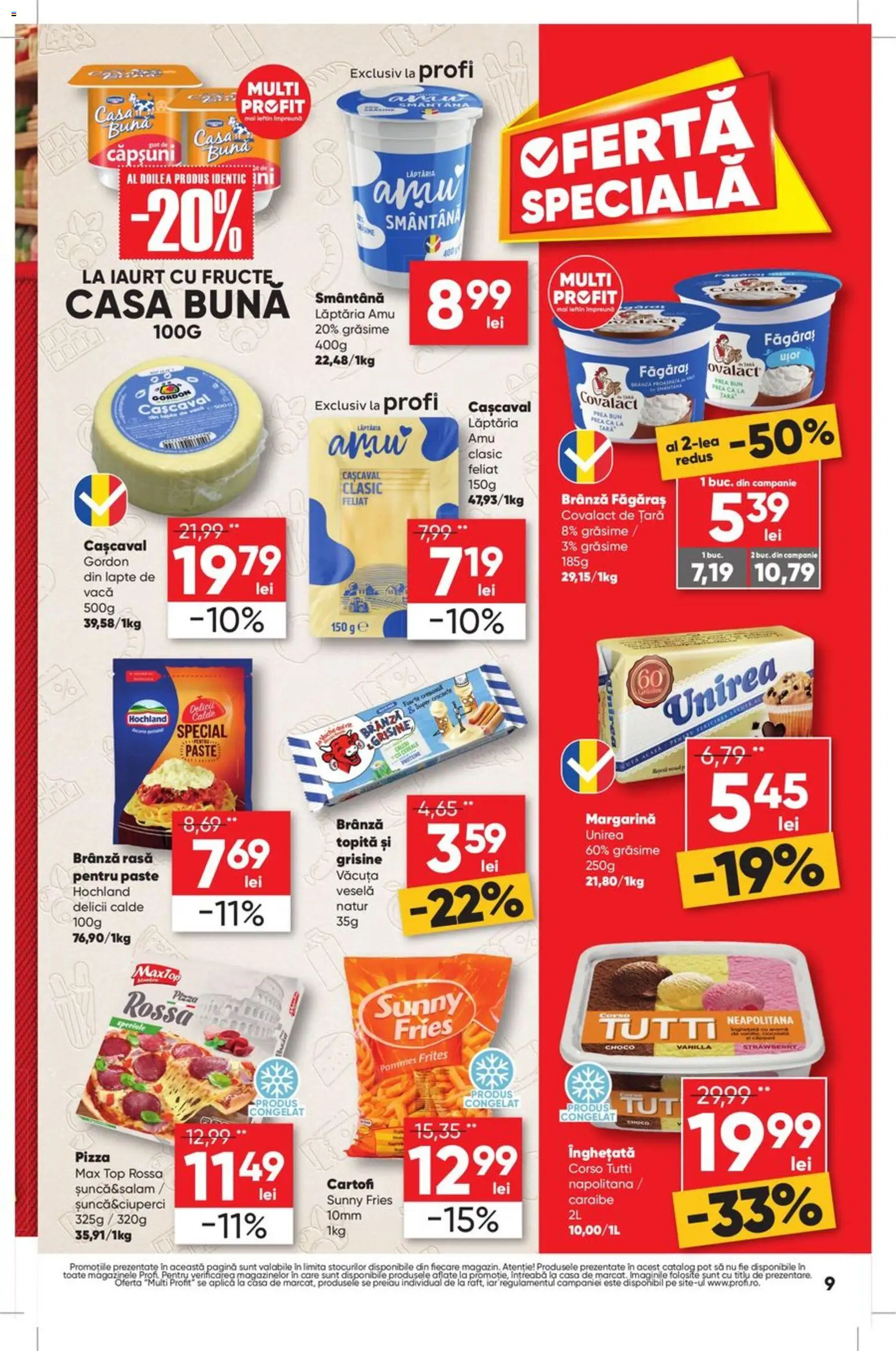 Catalog Profi 27 August - 1 Septembrie 2026 | Pagina 9 | Produse: Lapte, Brânză, Cartofi, Fructe
