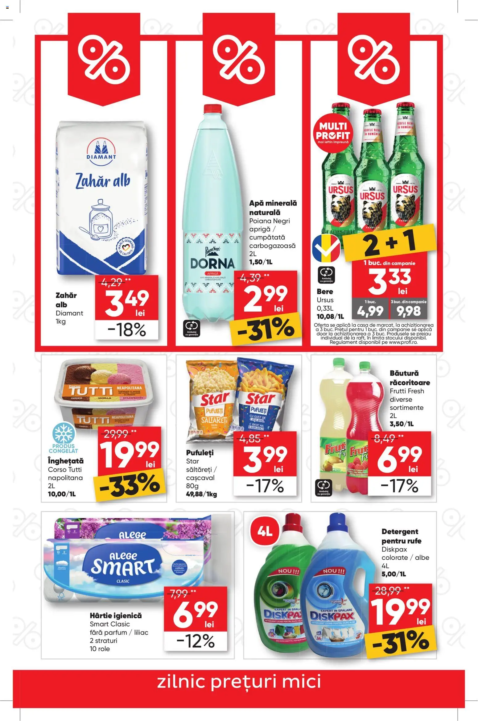 Catalog Profi 27 August - 1 Septembrie 2026 | Pagina 3 | Produse: Bautura racoritoare, Pufuleți, Înghețată, Sare