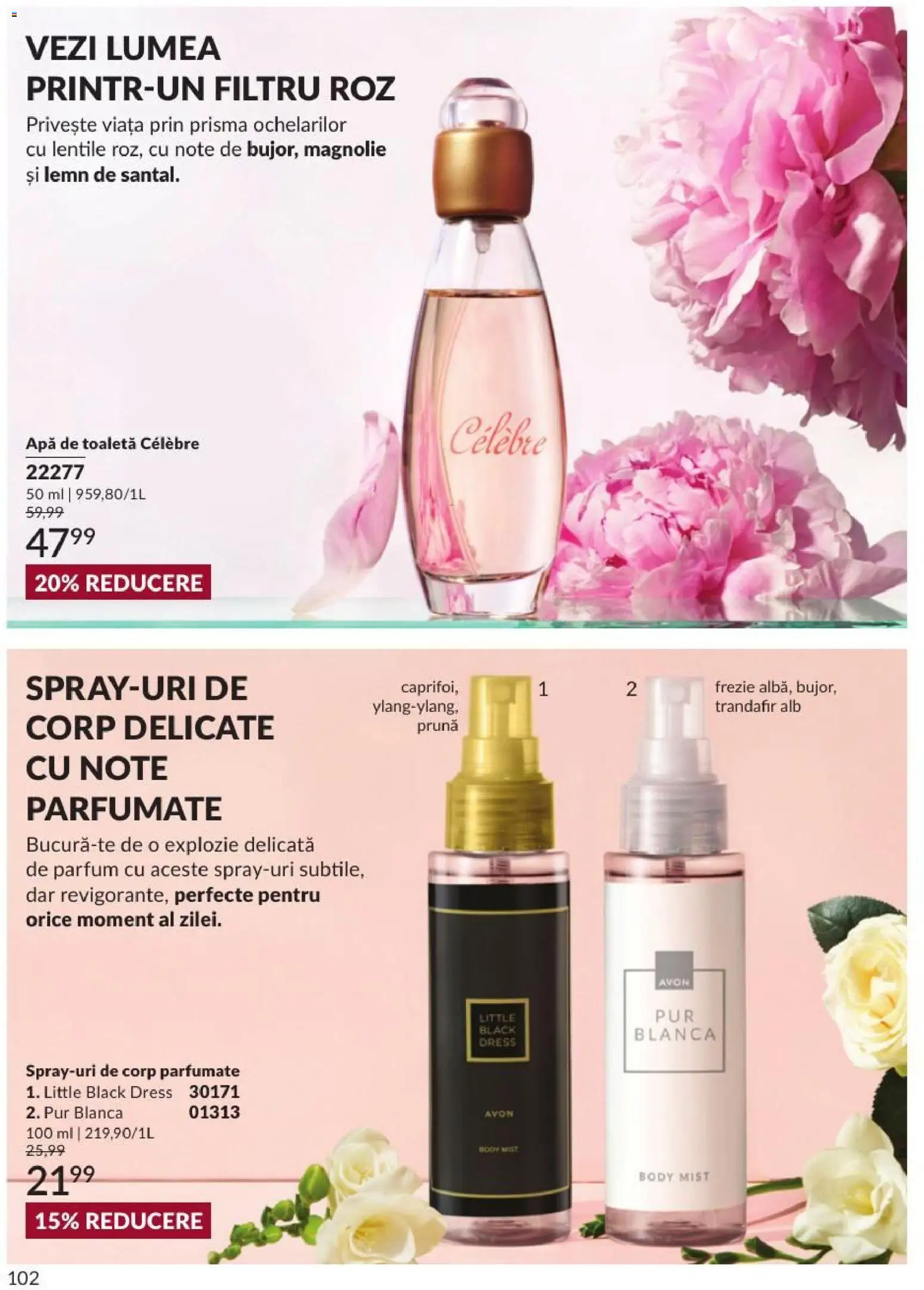 Catalog Avon 1 - 29 Septembrie 2026 | Pagina 102 | Produse: Trandafir, Body, Parfum, Black