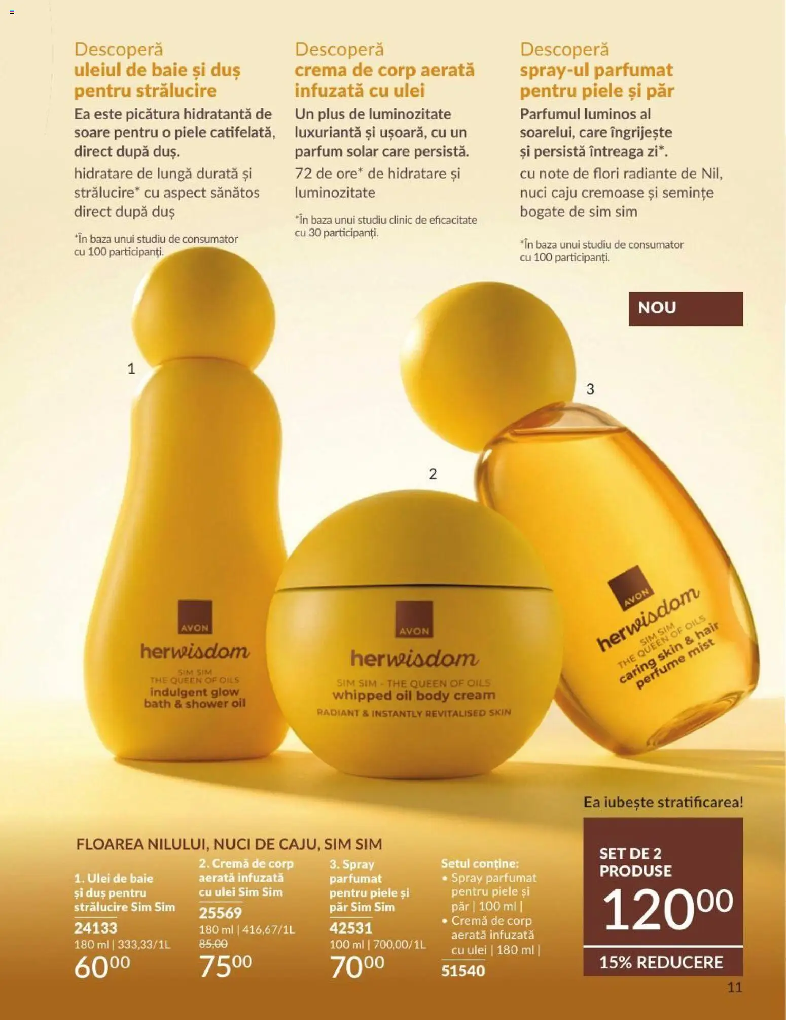 Catalog Avon 1 - 29 Septembrie 2026 | Pagina 11 | Produse: Body, Parfum, Cremă de corp, Caju