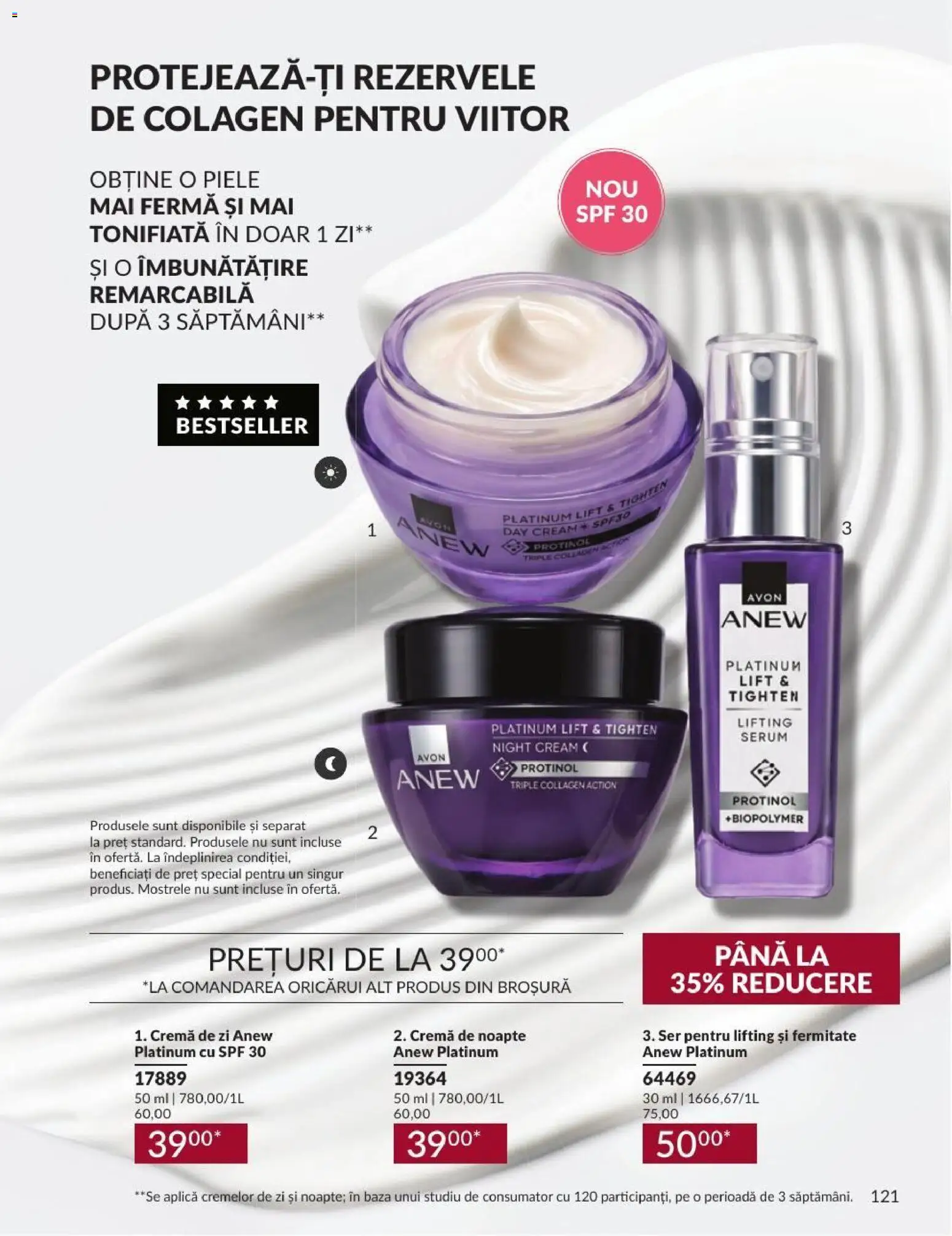 Catalog Avon 1 - 29 Septembrie 2026 | Pagina 121 | Produse: Cremă de zi, Cremă de noapte, Aplică, Cremă