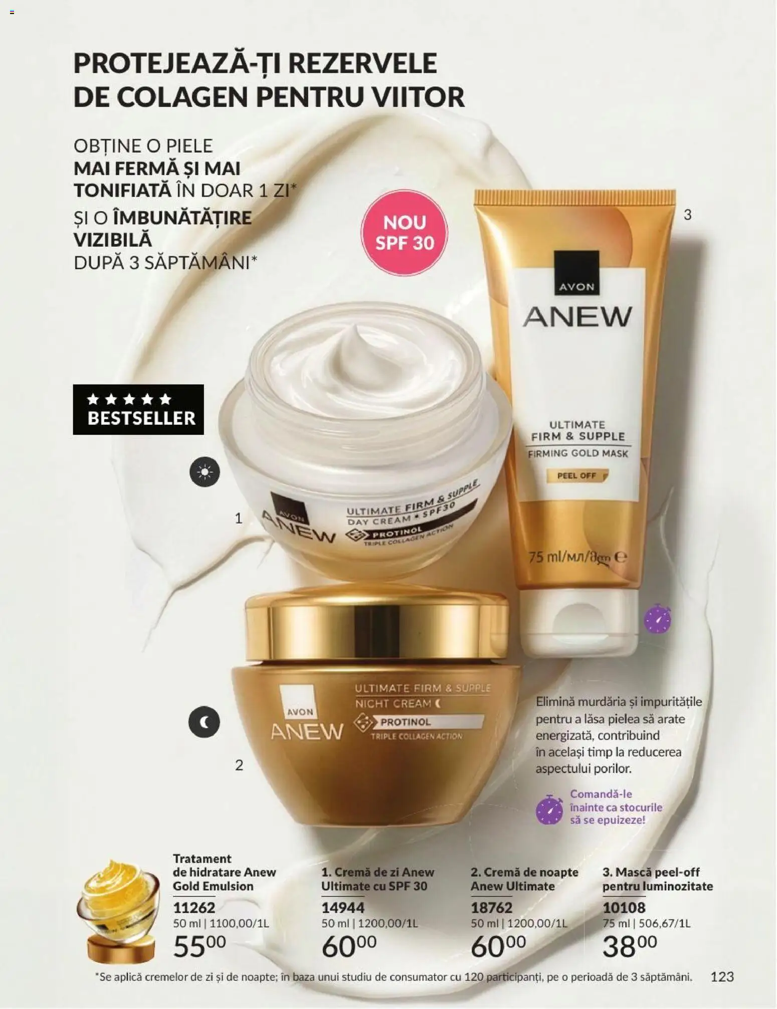 Catalog Avon 1 - 29 Septembrie 2026 | Pagina 123 | Produse: Cremă de zi, Cremă de noapte, Aplică, Cremă