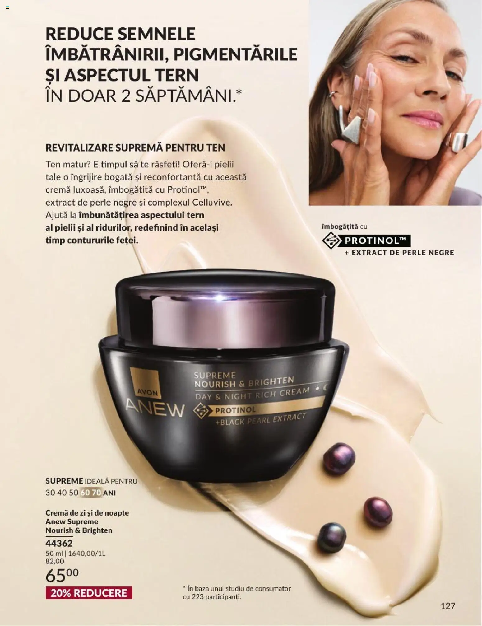 Catalog Avon 1 - 29 Septembrie 2026 | Pagina 127 | Produse: Cremă de zi, Perle, Cremă, Black