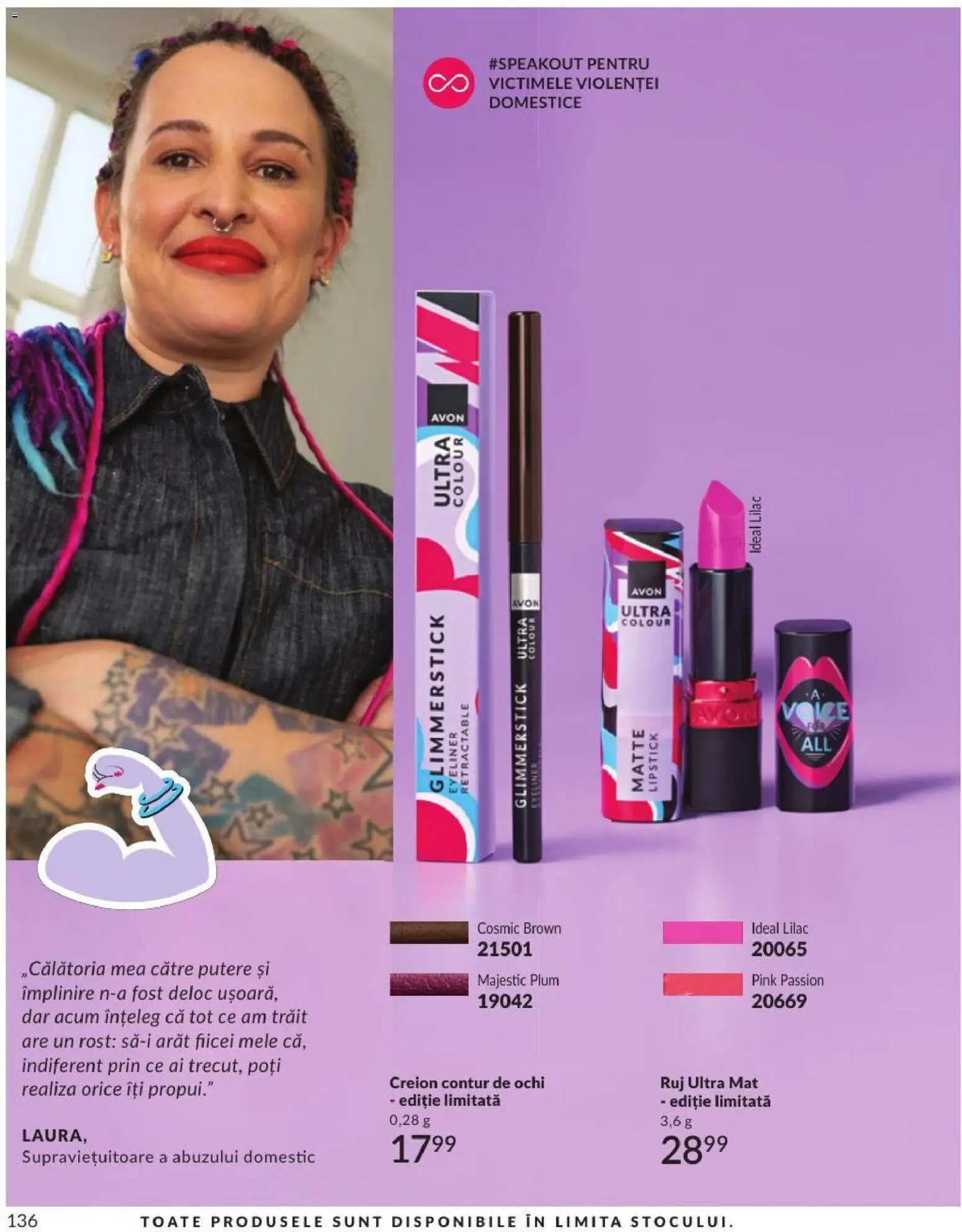 Catalog Avon 1 - 29 Septembrie 2026 | Pagina 136 | Produse: Ochi, Ruj
