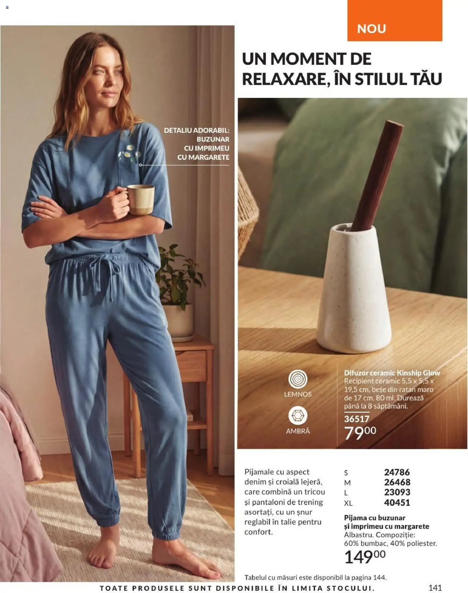 Catalog Avon 1 - 29 Septembrie 2026 | Pagina 141 | Produse: Pijamă, Tricou, Pantaloni, Pijamale