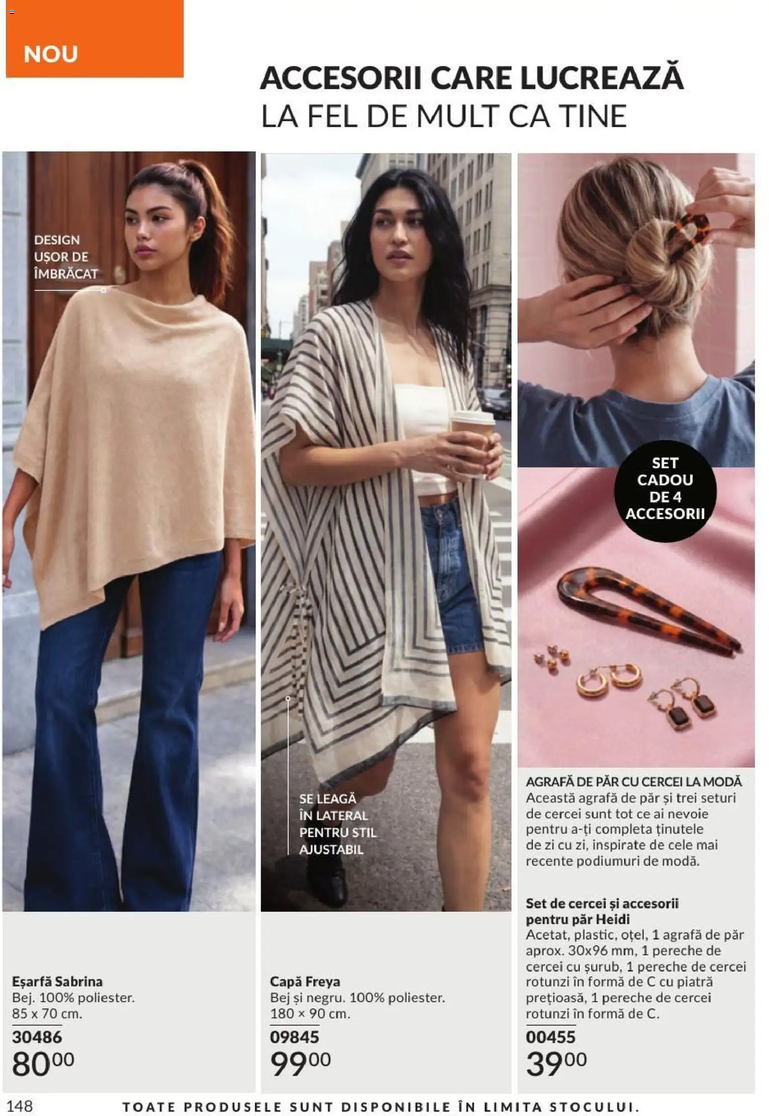 Catalog Avon 1 - 29 Septembrie 2026 | Pagina 148 | Produse: Eșarfă, Cercei, Heidi