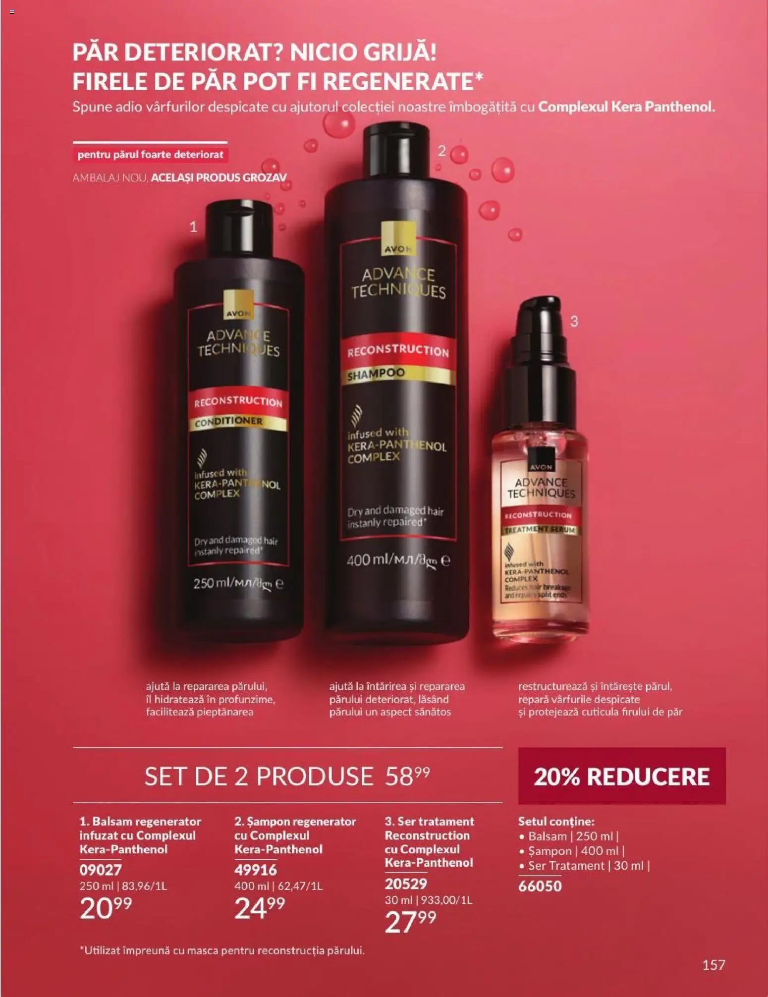 Catalog Avon 1 - 29 Septembrie 2026 | Pagina 157 | Produse: Serum, Șampon, Balsam