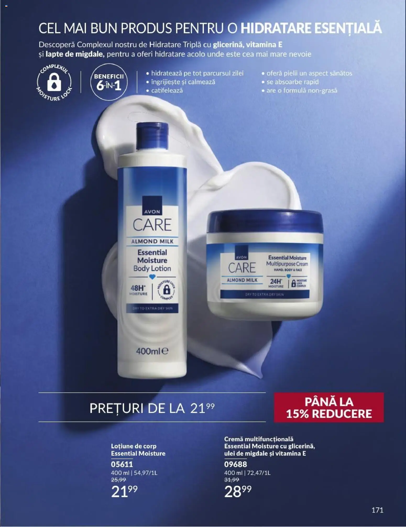 Catalog Avon 1 - 29 Septembrie 2026 | Pagina 171 | Produse: Body, Lapte, Cremă, Ulei