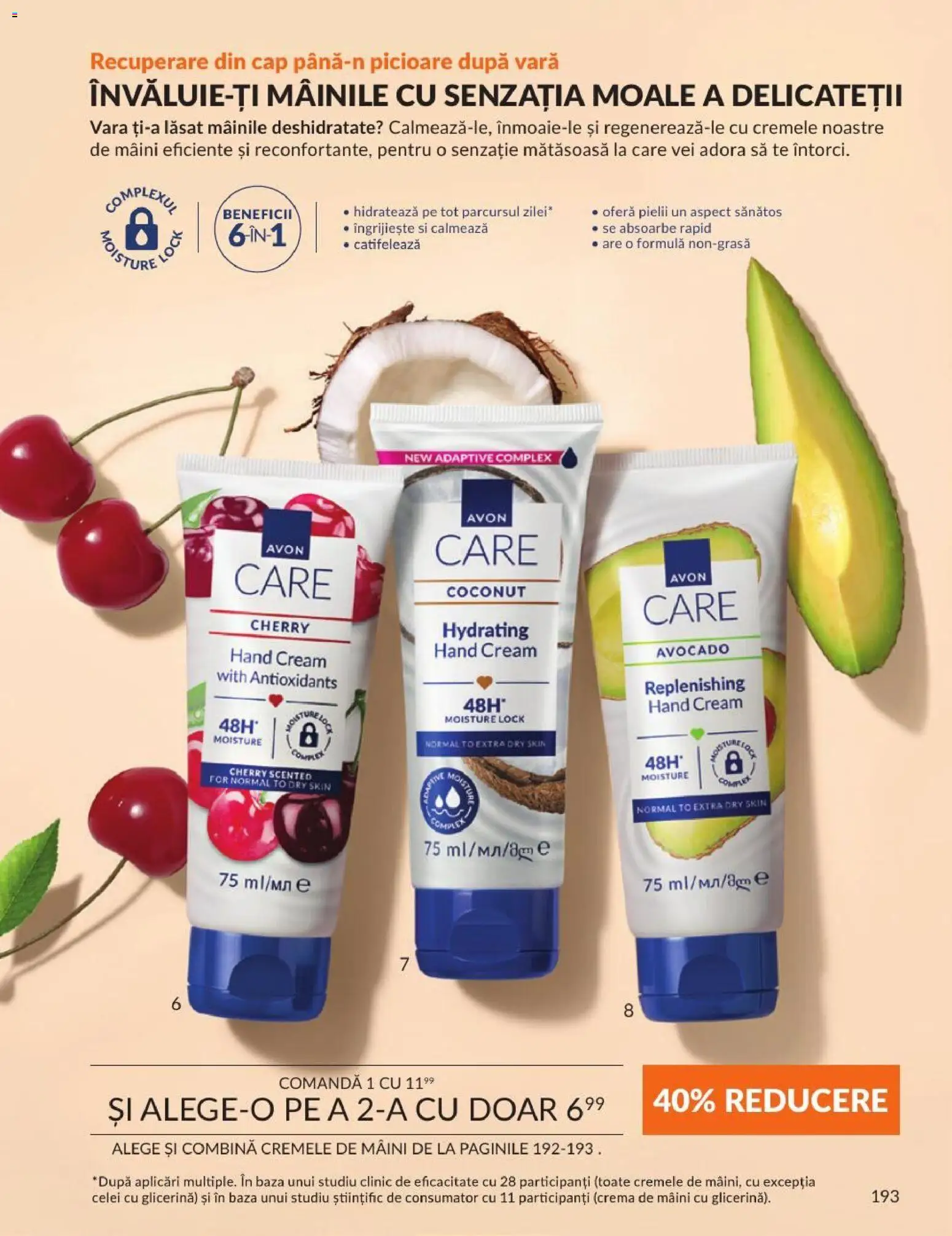 Catalog Avon 1 - 29 Septembrie 2026 | Pagina 193 | Produse: Cremă, Cremă de mâini, Avocado
