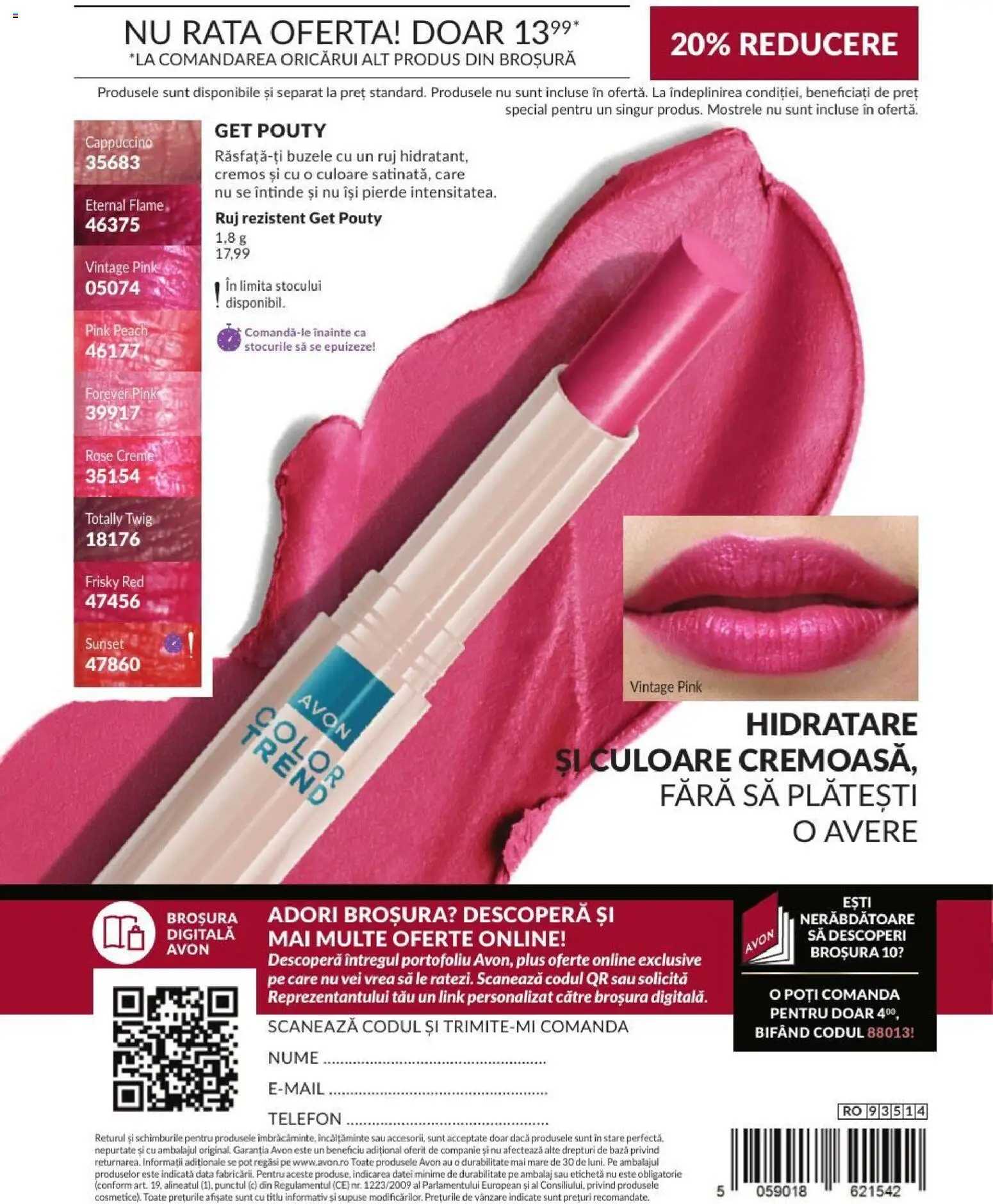 Catalog Avon 1 - 29 Septembrie 2026 | Pagina 196 | Produse: Telefon, Cappuccino, Incaltaminte, Plus