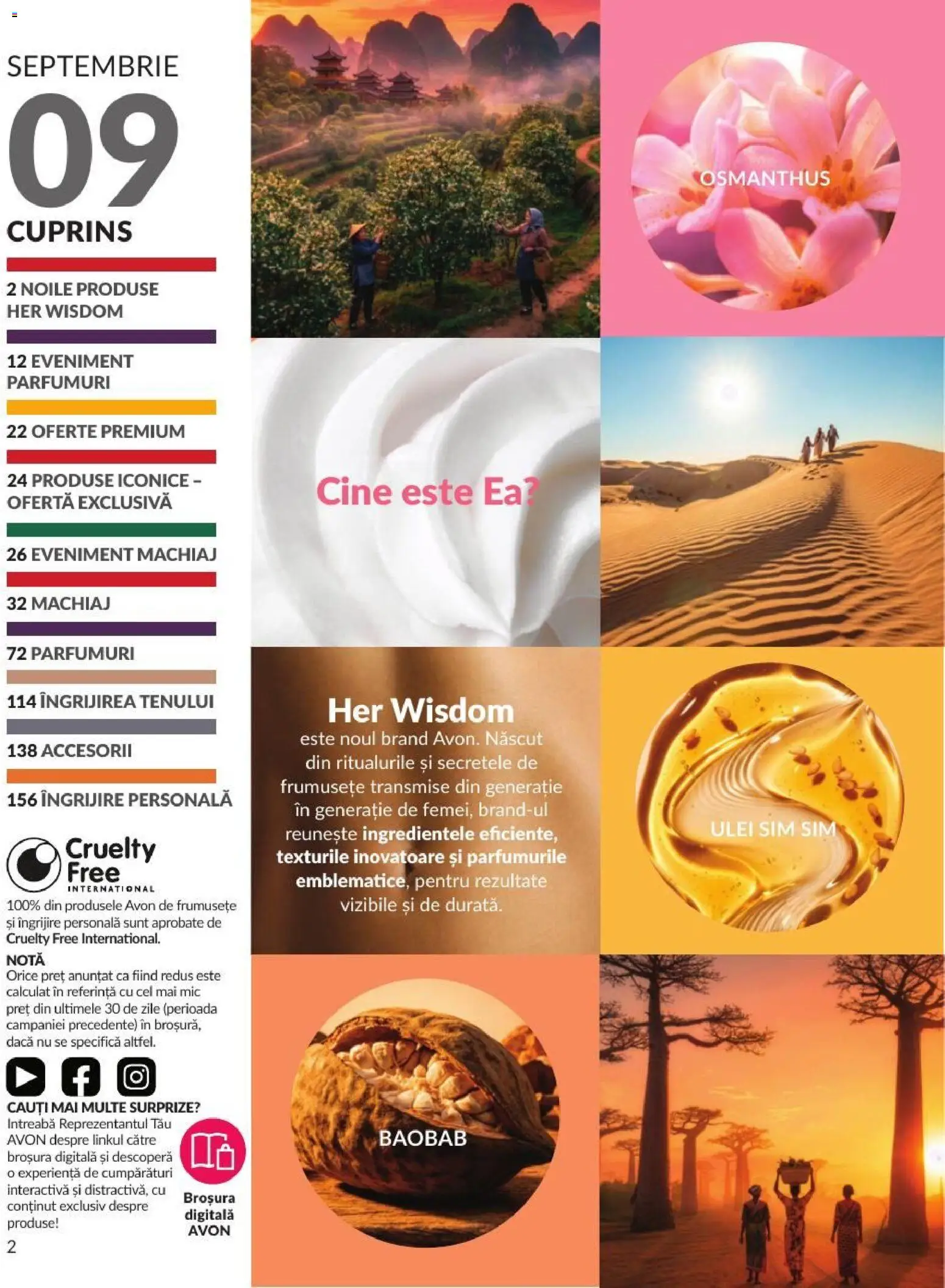 Catalog Avon 1 - 29 Septembrie 2026 | Pagina 2 | Produse: Premium, Machiaj, Ulei