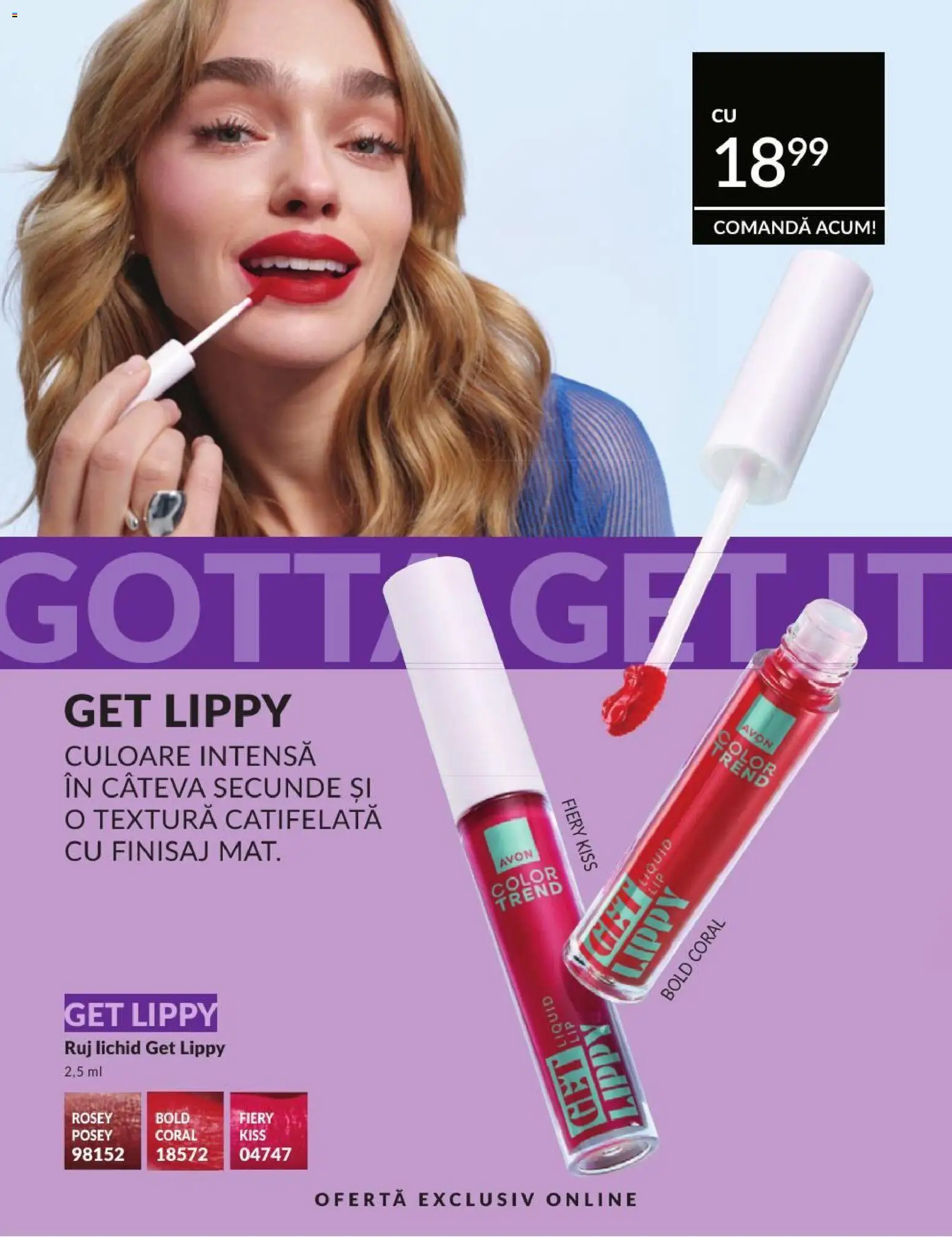 Catalog Avon 1 - 29 Septembrie 2026 | Pagina 204 | Produse: Finisaj, Ruj