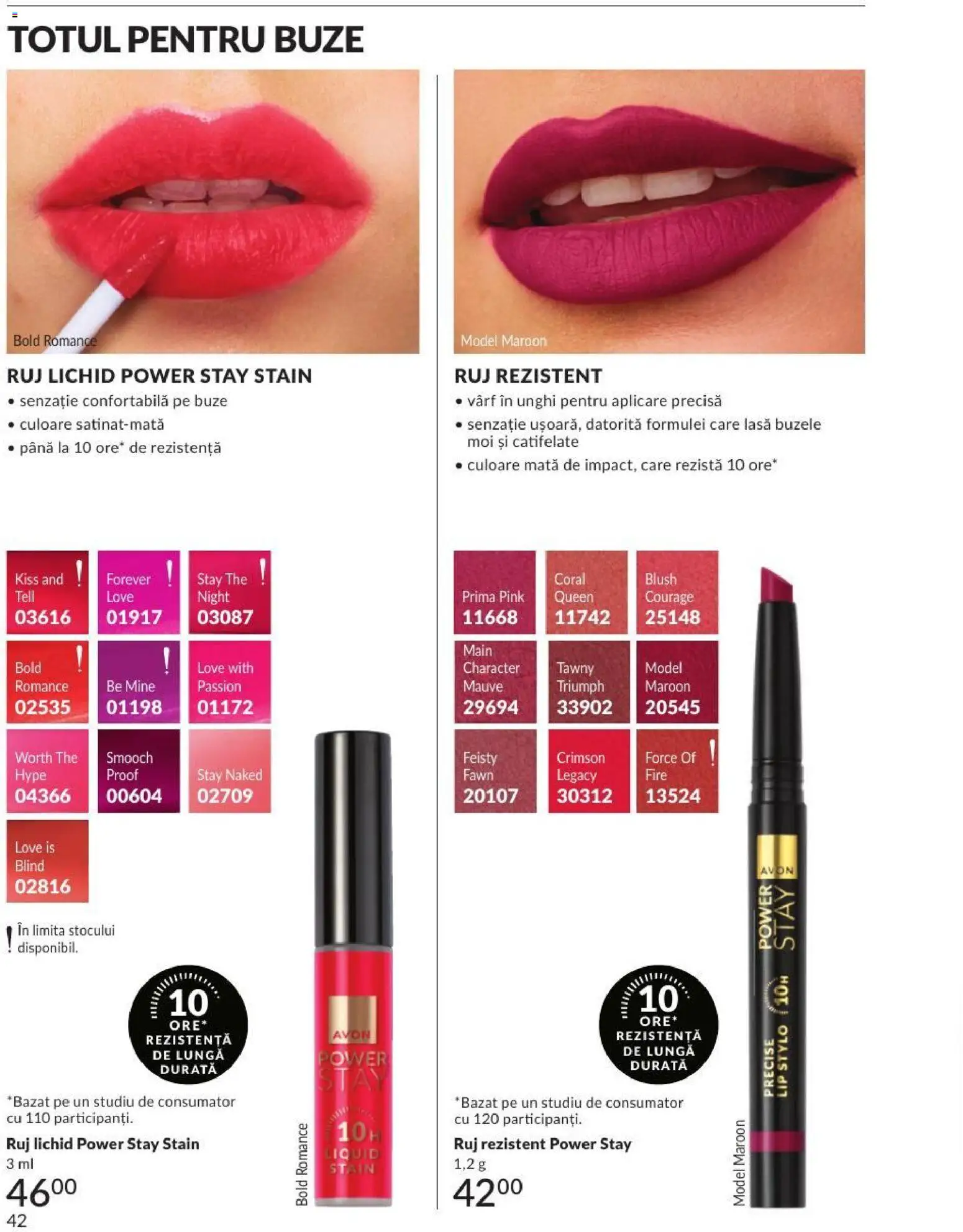 Catalog Avon 1 - 29 Septembrie 2026 | Pagina 42 | Produse: Blush, Ruj, Power