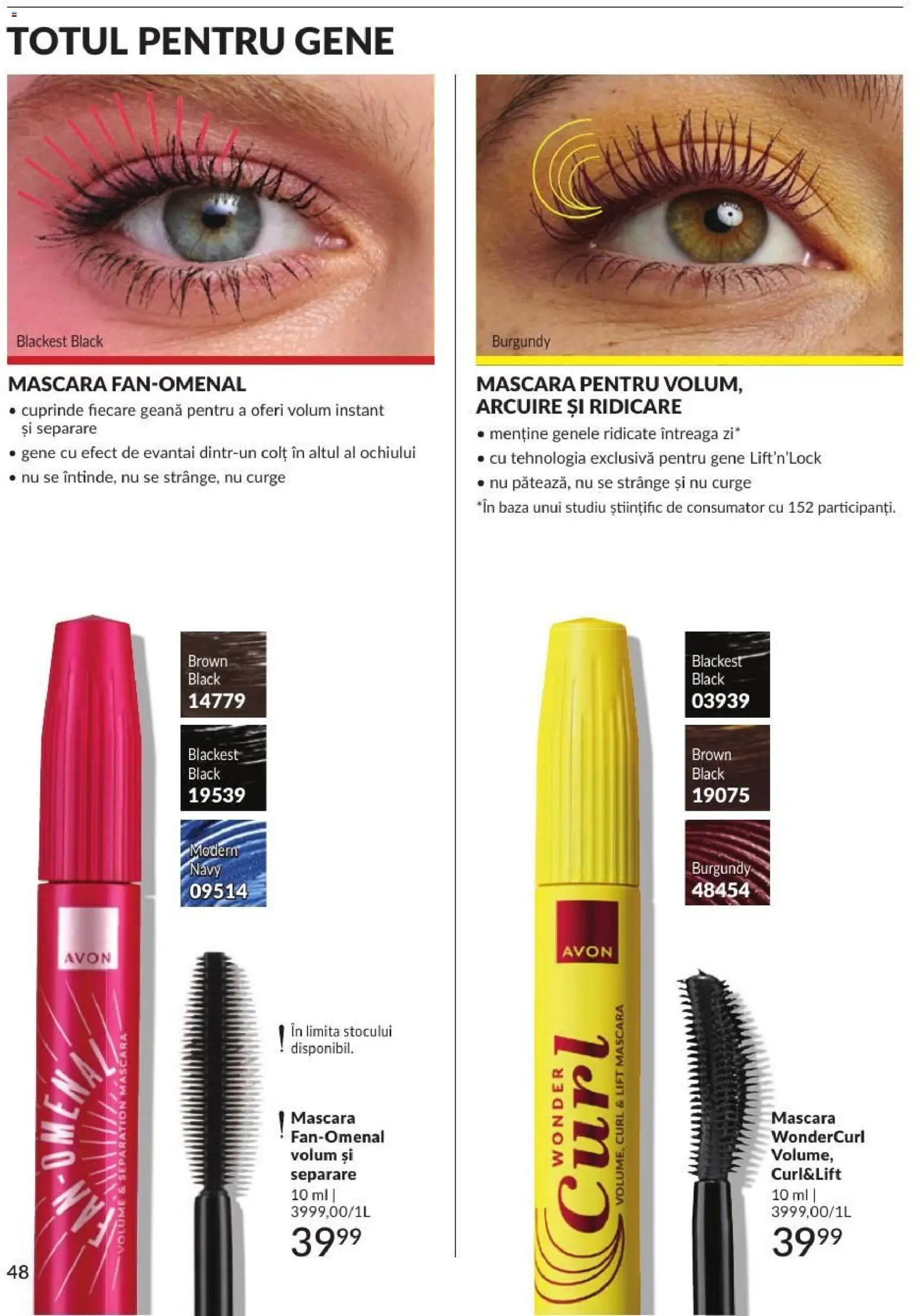 Catalog Avon 1 - 29 Septembrie 2026 | Pagina 48 | Produse: Evantai, Mascara, Black