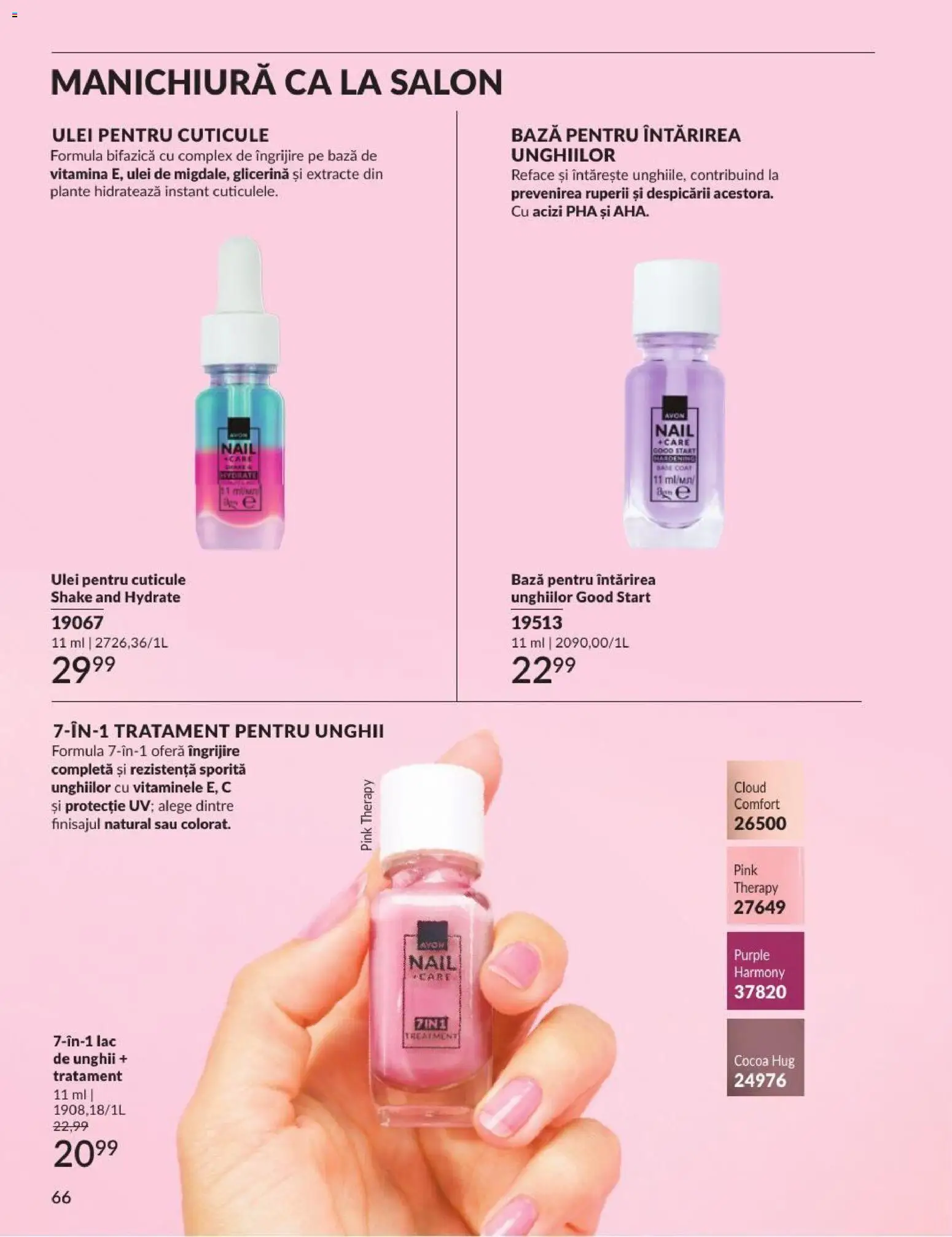 Catalog Avon 1 - 29 Septembrie 2026 | Pagina 66 | Produse: Ulei pentru cuticule, Ulei, Shake